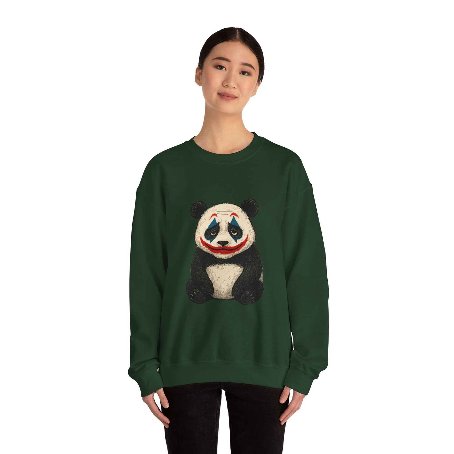 Panda Unisex Hoodie | Cute Panda Illustration Crewneck Sweatshirt for Animal Lovers, Ideal Cozy Gift for Casual Wear, Halloween, or Birthdays - StylePicksBySei