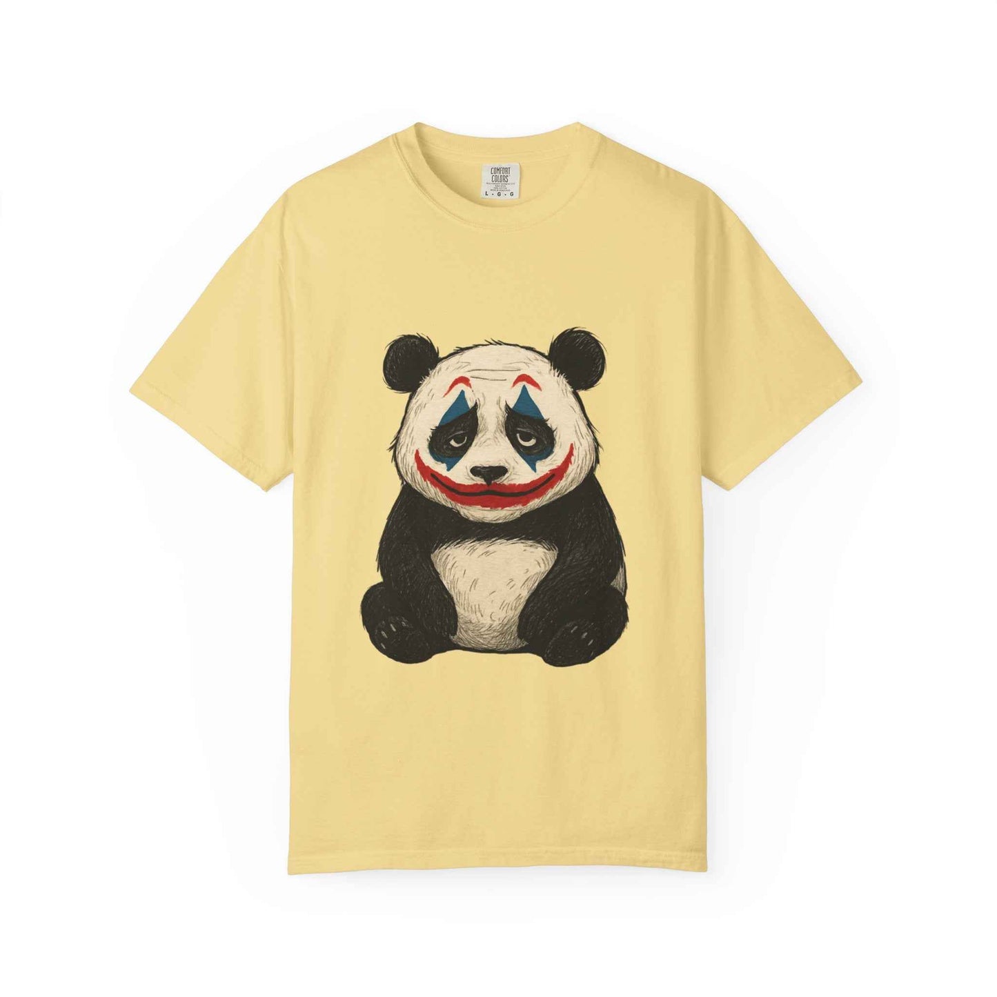 Panda Graphic T-Shirt | Hilarious Panda Joker Tee, Fun Unisex Casual Wear, Unique Gift for Animal Lovers, Halloween Costume Idea - StylePicksBySei
