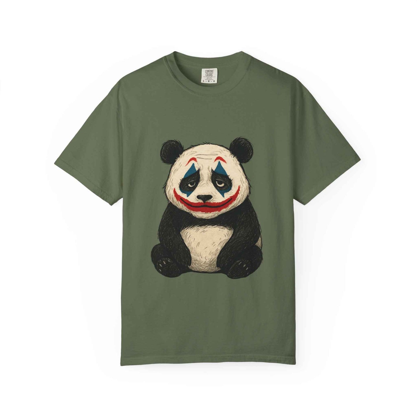 Panda Graphic T-Shirt | Hilarious Panda Joker Tee, Fun Unisex Casual Wear, Unique Gift for Animal Lovers, Halloween Costume Idea - StylePicksBySei