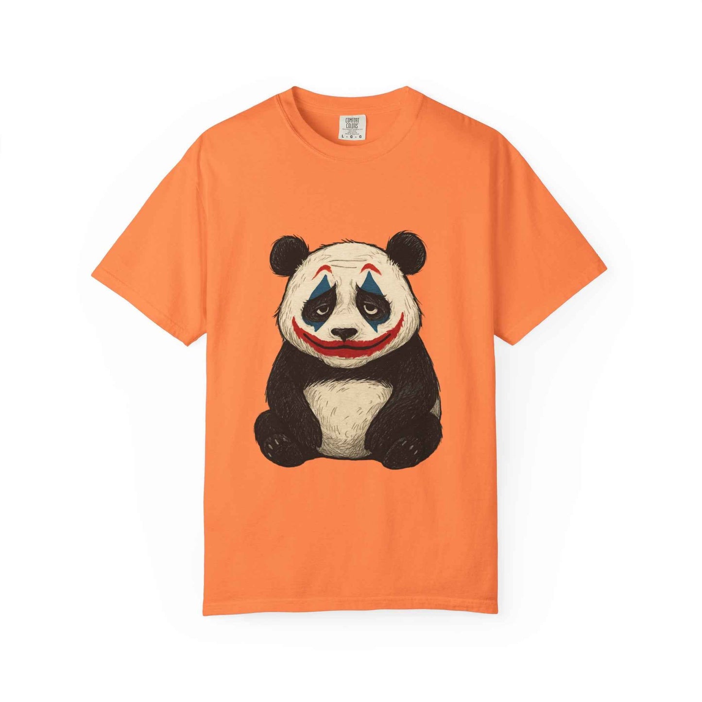 Panda Graphic T-Shirt | Hilarious Panda Joker Tee, Fun Unisex Casual Wear, Unique Gift for Animal Lovers, Halloween Costume Idea - StylePicksBySei