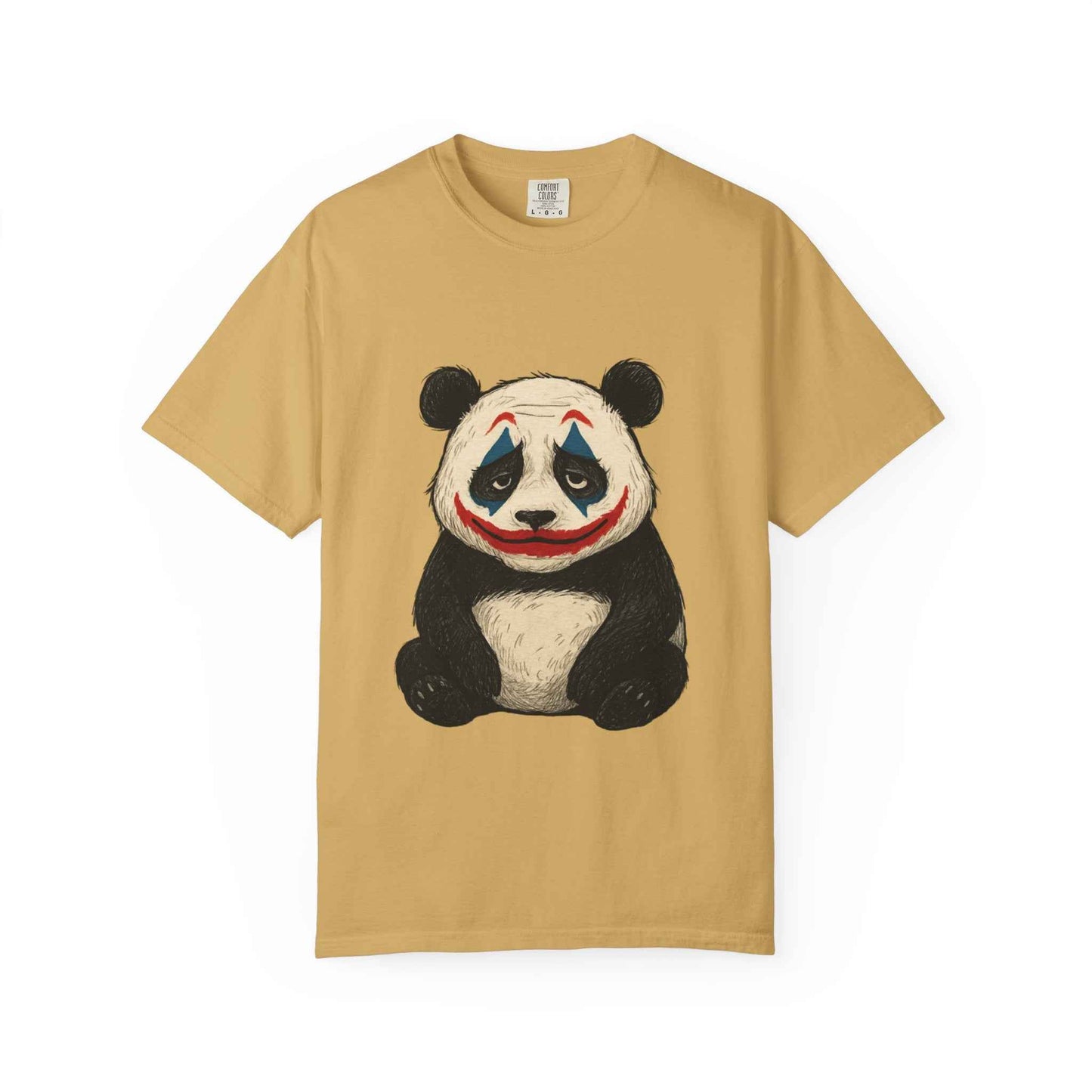 Panda Graphic T-Shirt | Hilarious Panda Joker Tee, Fun Unisex Casual Wear, Unique Gift for Animal Lovers, Halloween Costume Idea - StylePicksBySei
