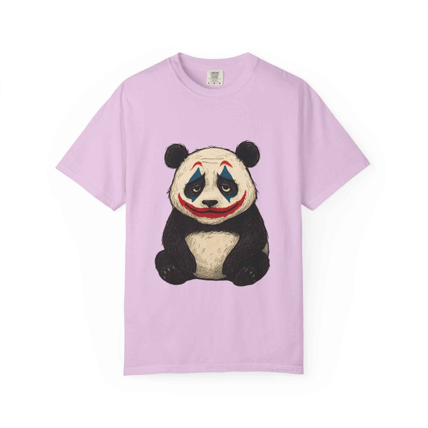 Panda Graphic T-Shirt | Hilarious Panda Joker Tee, Fun Unisex Casual Wear, Unique Gift for Animal Lovers, Halloween Costume Idea - StylePicksBySei