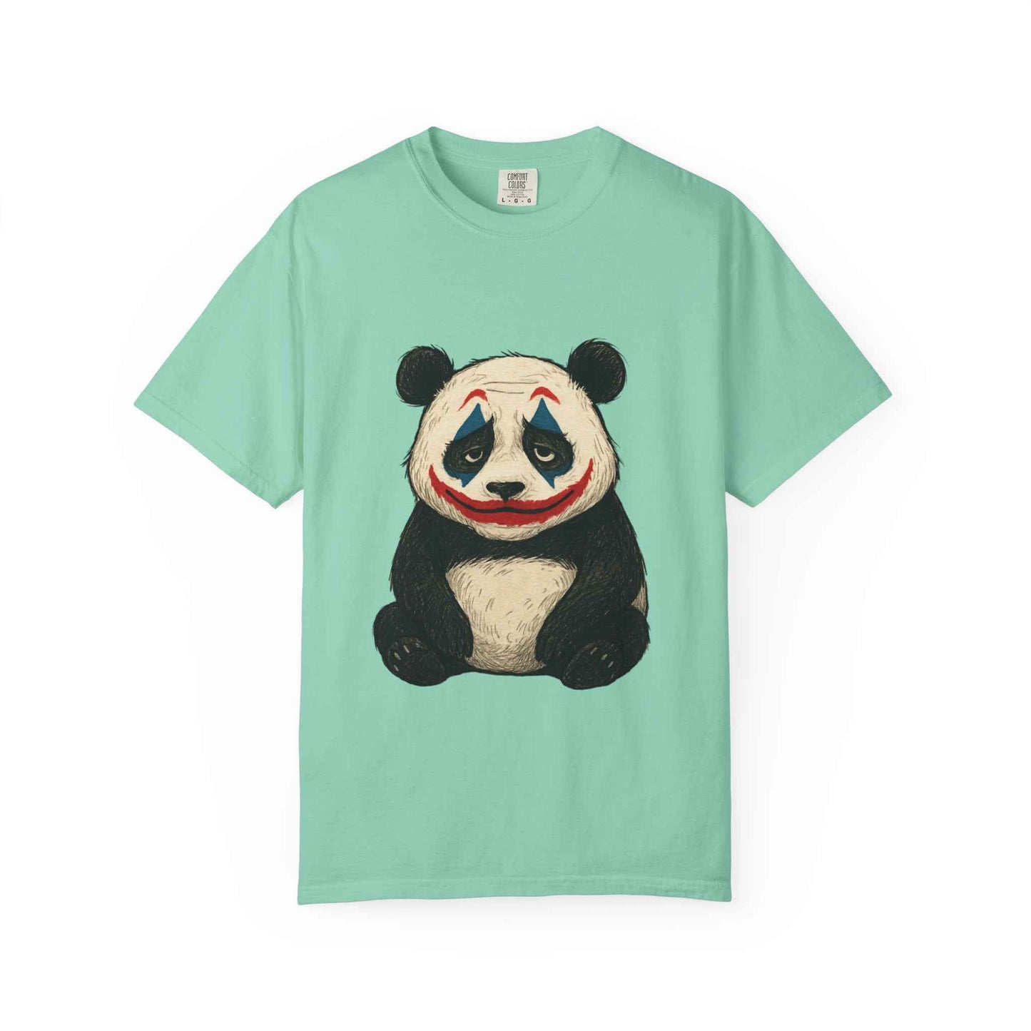Panda Graphic T-Shirt | Hilarious Panda Joker Tee, Fun Unisex Casual Wear, Unique Gift for Animal Lovers, Halloween Costume Idea - StylePicksBySei