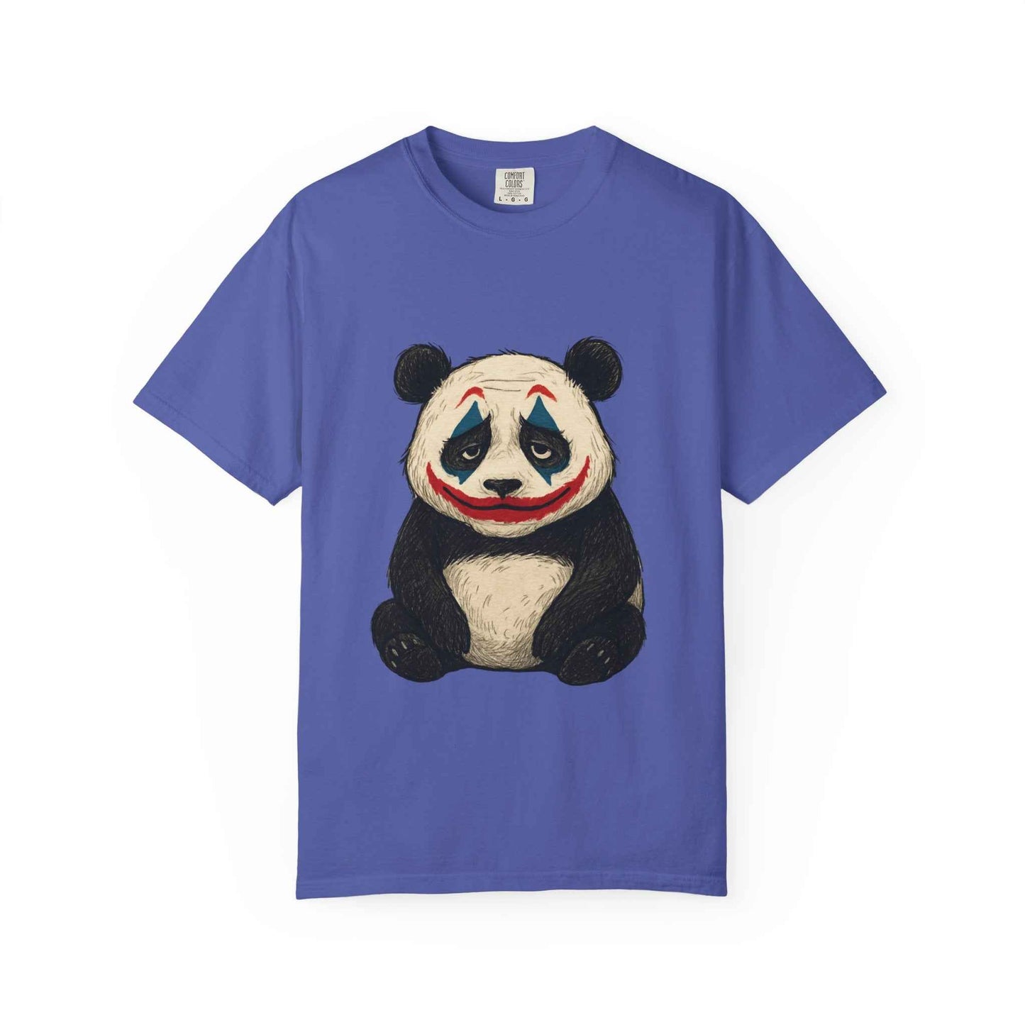Panda Graphic T-Shirt | Hilarious Panda Joker Tee, Fun Unisex Casual Wear, Unique Gift for Animal Lovers, Halloween Costume Idea - StylePicksBySei