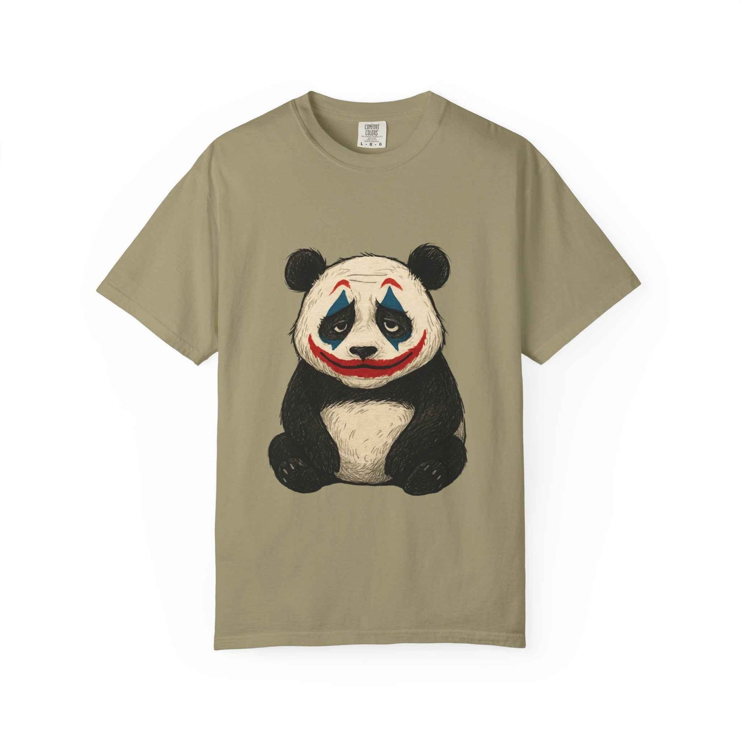 Panda Graphic T-Shirt | Hilarious Panda Joker Tee, Fun Unisex Casual Wear, Unique Gift for Animal Lovers, Halloween Costume Idea - StylePicksBySei