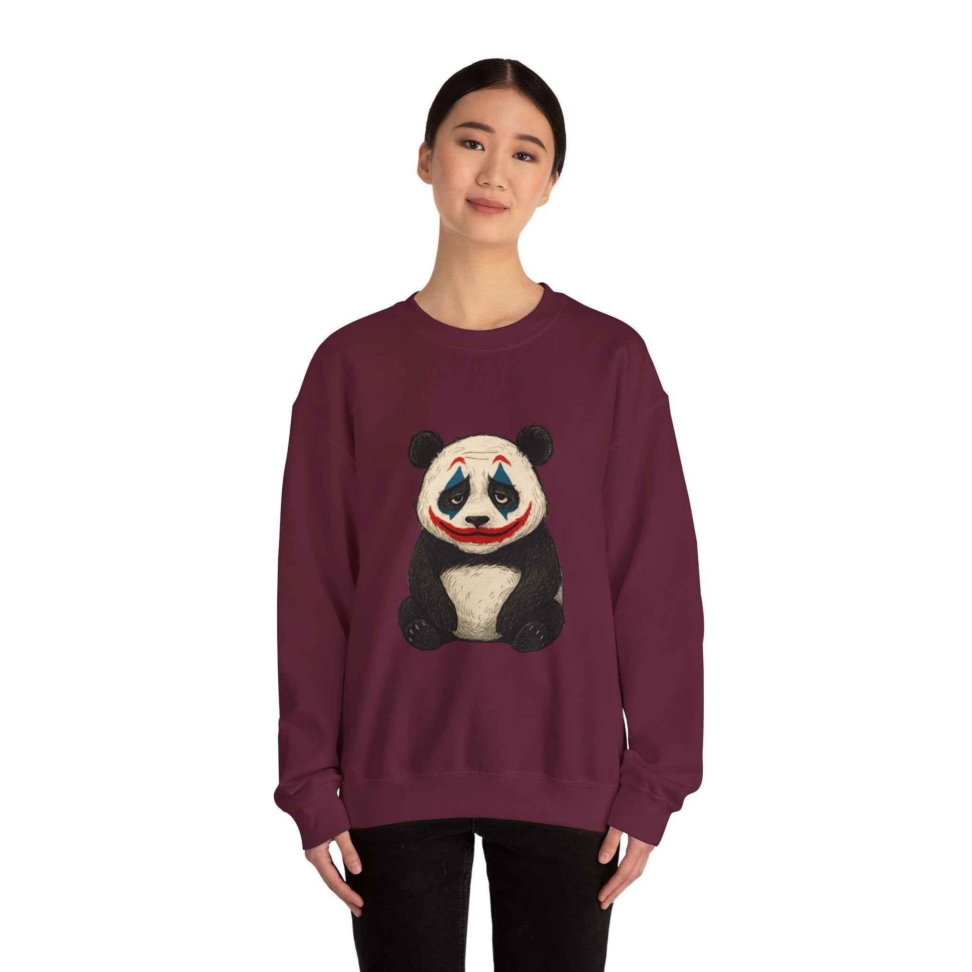 Panda Unisex Hoodie | Cute Panda Illustration Crewneck Sweatshirt for Animal Lovers, Ideal Cozy Gift for Casual Wear, Halloween, or Birthdays - StylePicksBySei