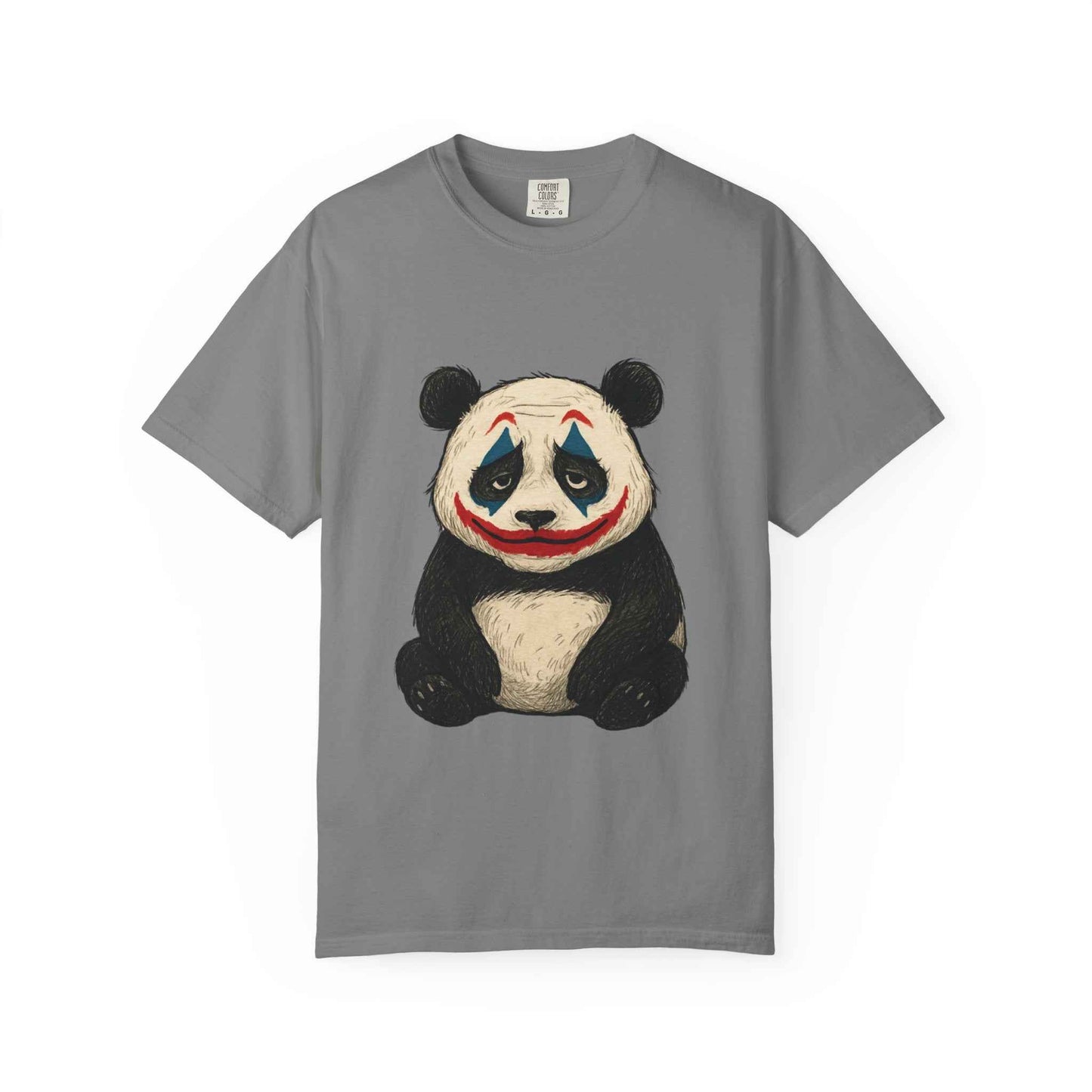 Panda Graphic T-Shirt | Hilarious Panda Joker Tee, Fun Unisex Casual Wear, Unique Gift for Animal Lovers, Halloween Costume Idea - StylePicksBySei