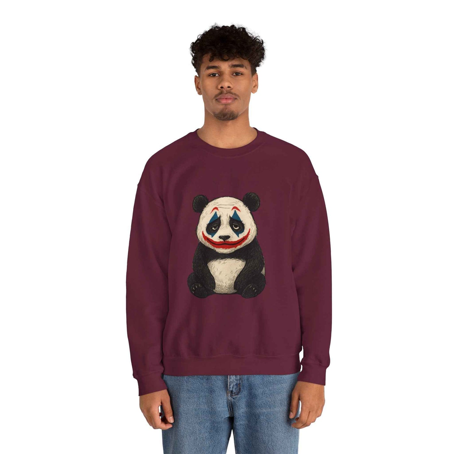 Panda Unisex Hoodie | Cute Panda Illustration Crewneck Sweatshirt for Animal Lovers, Ideal Cozy Gift for Casual Wear, Halloween, or Birthdays - StylePicksBySei