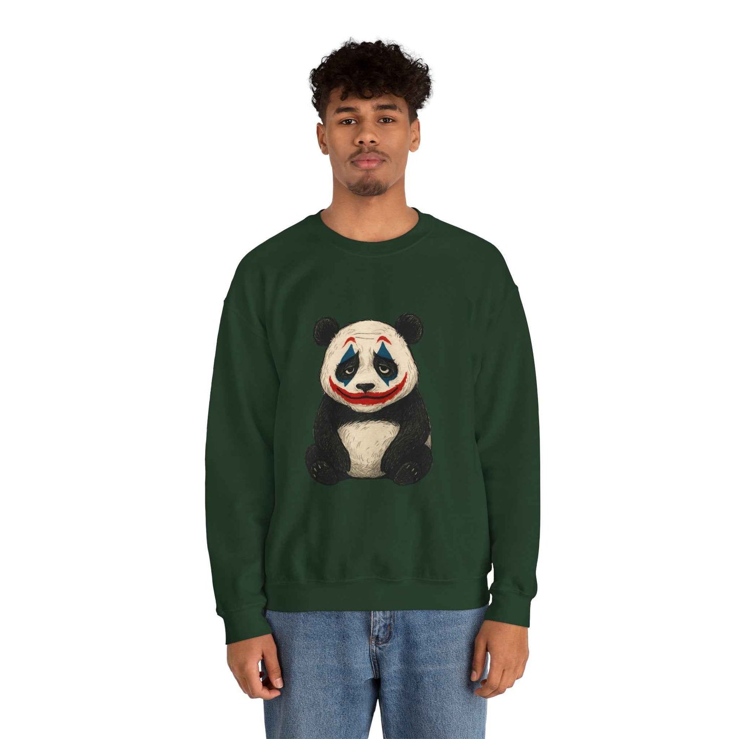 Panda Unisex Hoodie | Cute Panda Illustration Crewneck Sweatshirt for Animal Lovers, Ideal Cozy Gift for Casual Wear, Halloween, or Birthdays - StylePicksBySei