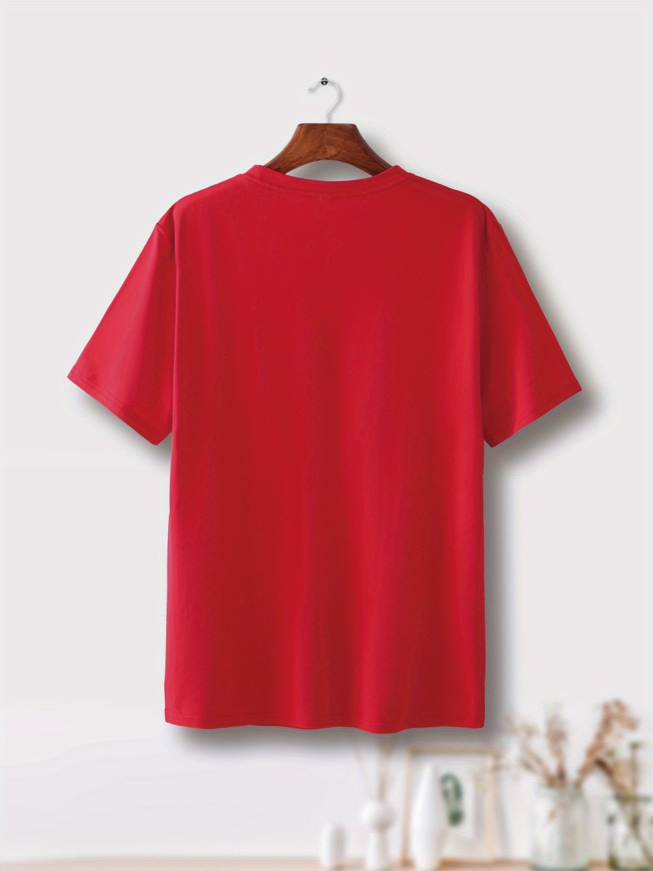 Men's Never Give Up Graphic T-Shirt - Casual Short Sleeve Crew Neck Tee