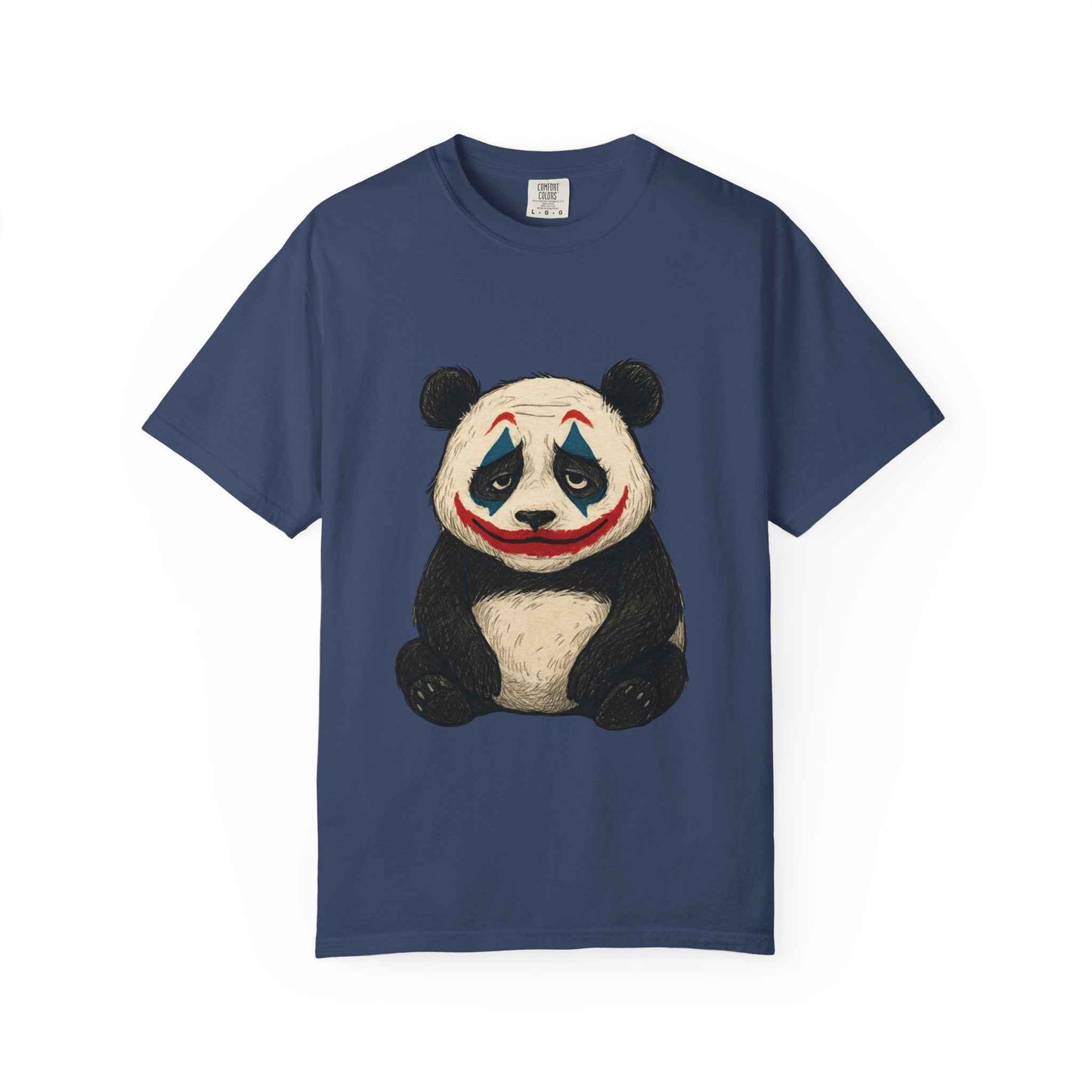 Panda Graphic T-Shirt | Hilarious Panda Joker Tee, Fun Unisex Casual Wear, Unique Gift for Animal Lovers, Halloween Costume Idea - StylePicksBySei