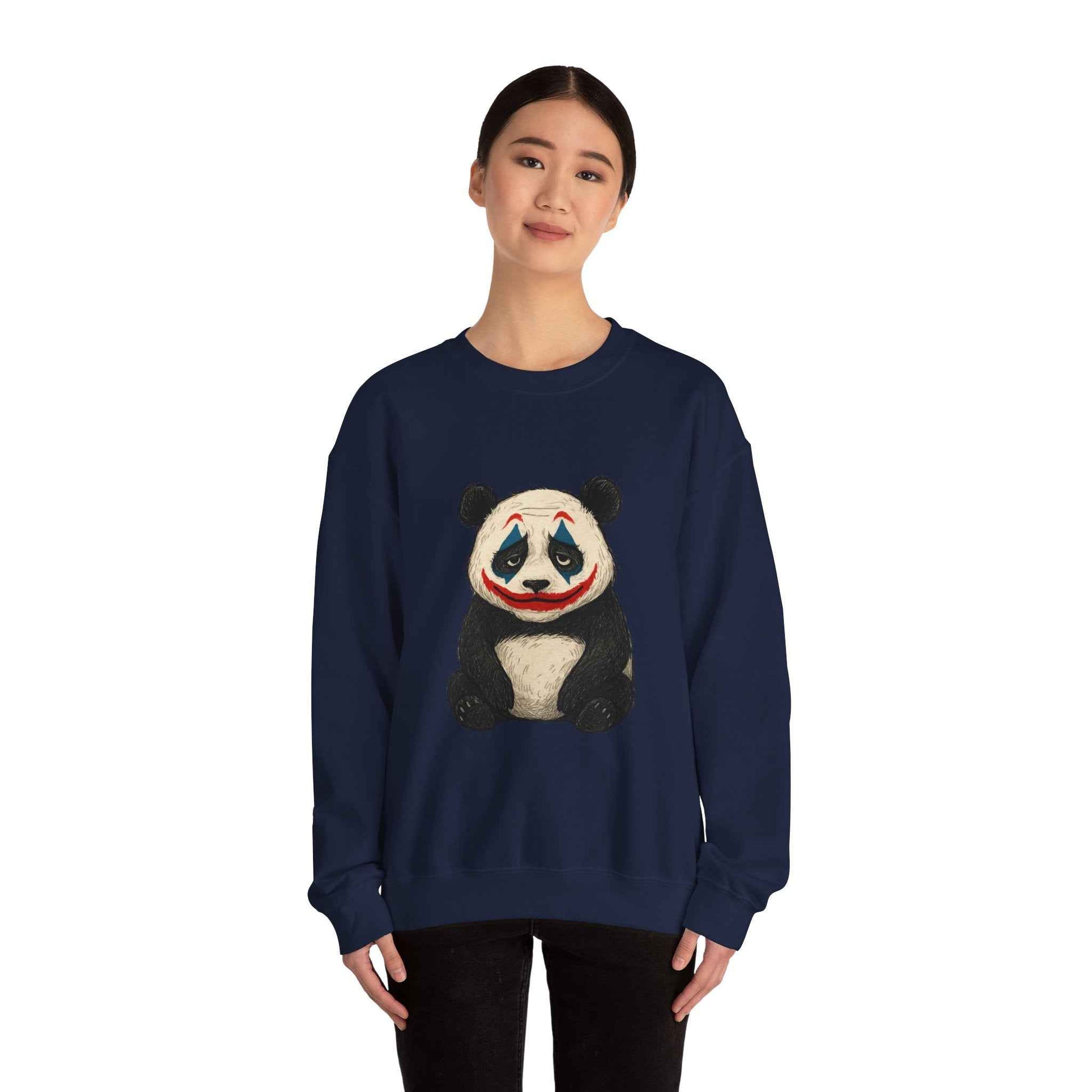 Panda Unisex Hoodie | Cute Panda Illustration Crewneck Sweatshirt for Animal Lovers, Ideal Cozy Gift for Casual Wear, Halloween, or Birthdays - StylePicksBySei