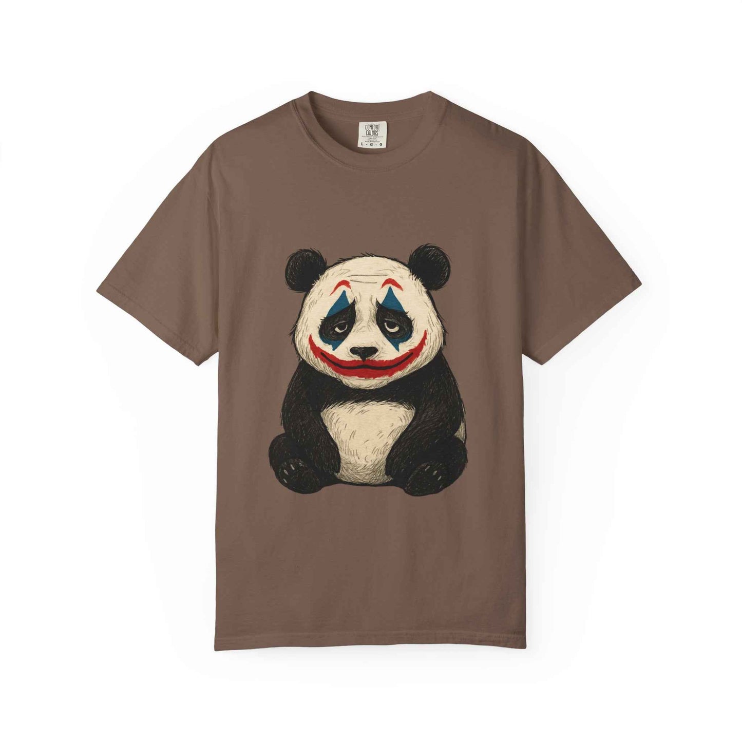 Panda Graphic T-Shirt | Hilarious Panda Joker Tee, Fun Unisex Casual Wear, Unique Gift for Animal Lovers, Halloween Costume Idea - StylePicksBySei