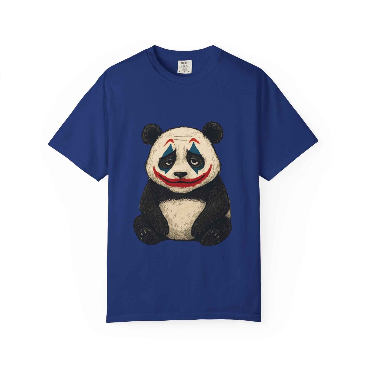 Panda Graphic T-Shirt | Hilarious Panda Joker Tee, Fun Unisex Casual Wear, Unique Gift for Animal Lovers, Halloween Costume Idea - StylePicksBySei