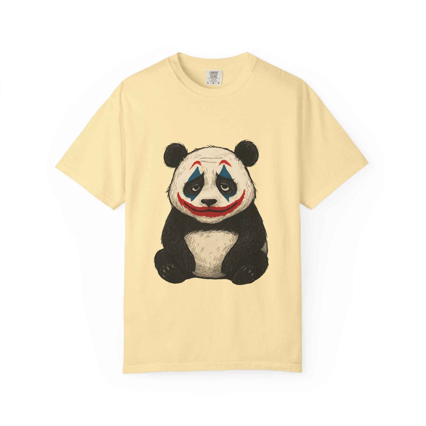 Panda Graphic T-Shirt | Hilarious Panda Joker Tee, Fun Unisex Casual Wear, Unique Gift for Animal Lovers, Halloween Costume Idea - StylePicksBySei