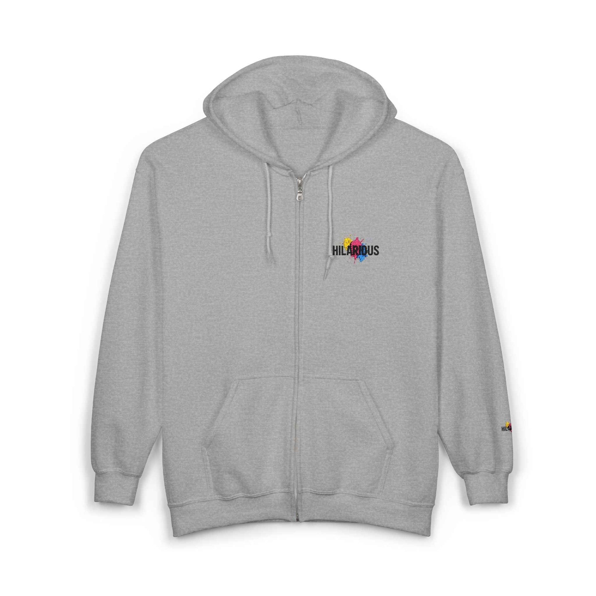 Unisex Funny Personalized Hoodie | That’s Hilarious – Full Zip Hooded Sweatshirt for Casual Comfort - StylePicksBySei