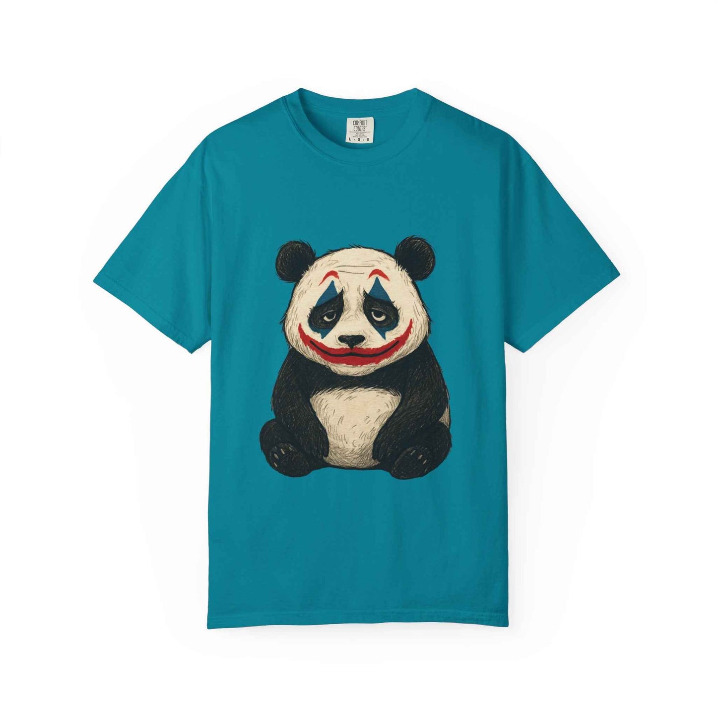 Panda Graphic T-Shirt | Hilarious Panda Joker Tee, Fun Unisex Casual Wear, Unique Gift for Animal Lovers, Halloween Costume Idea - StylePicksBySei