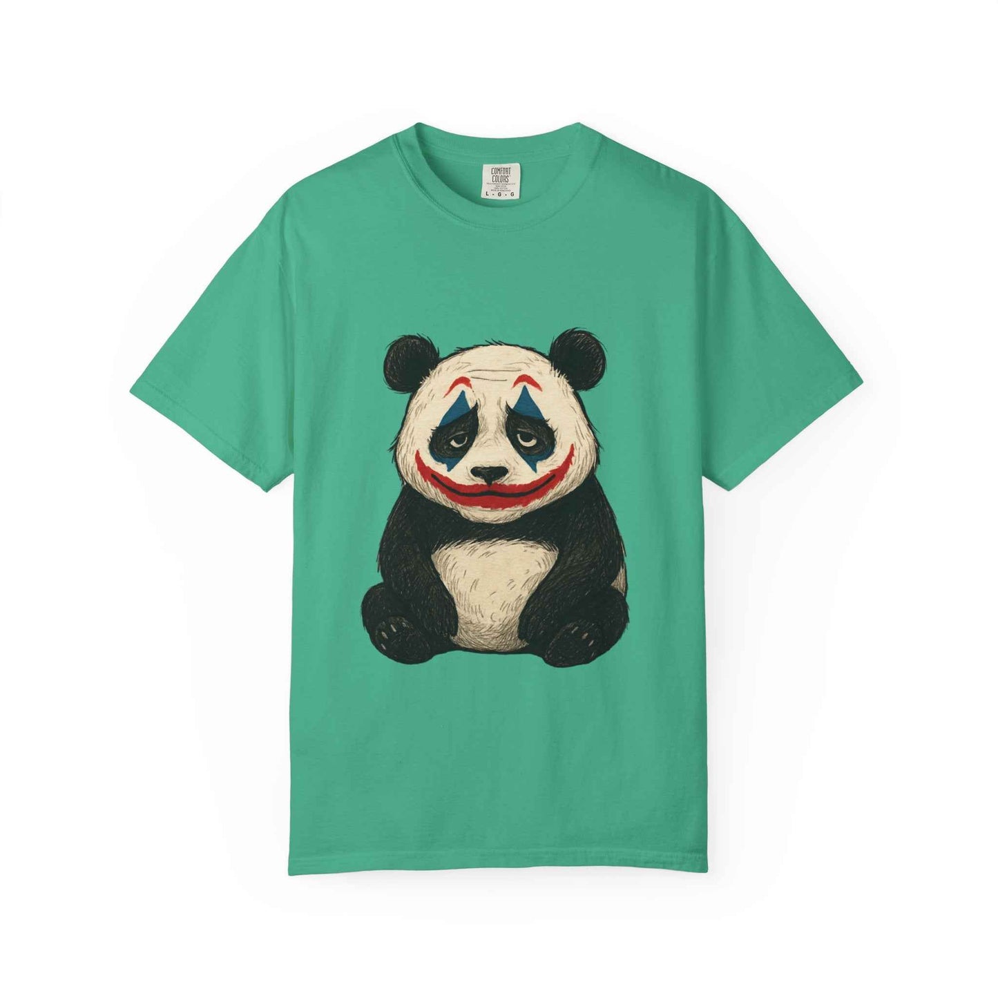 Panda Graphic T-Shirt | Hilarious Panda Joker Tee, Fun Unisex Casual Wear, Unique Gift for Animal Lovers, Halloween Costume Idea - StylePicksBySei