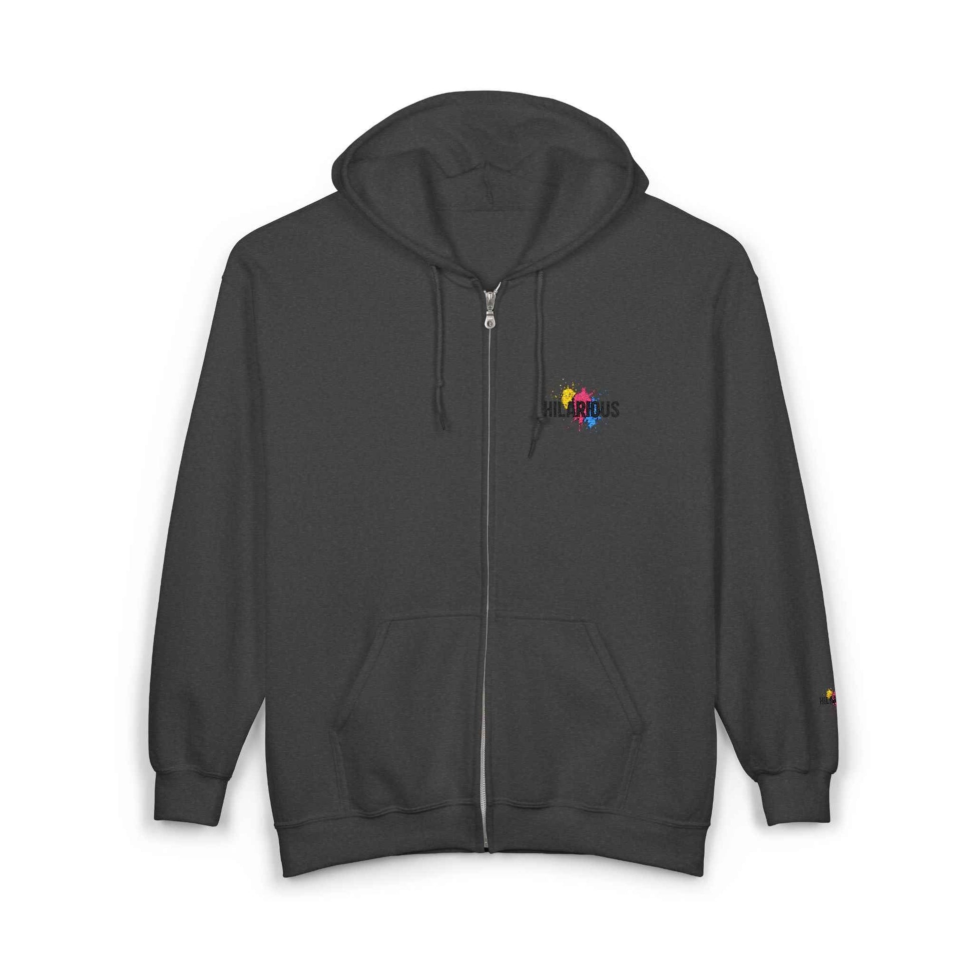 Unisex Funny Personalized Hoodie | That’s Hilarious – Full Zip Hooded Sweatshirt for Casual Comfort - StylePicksBySei
