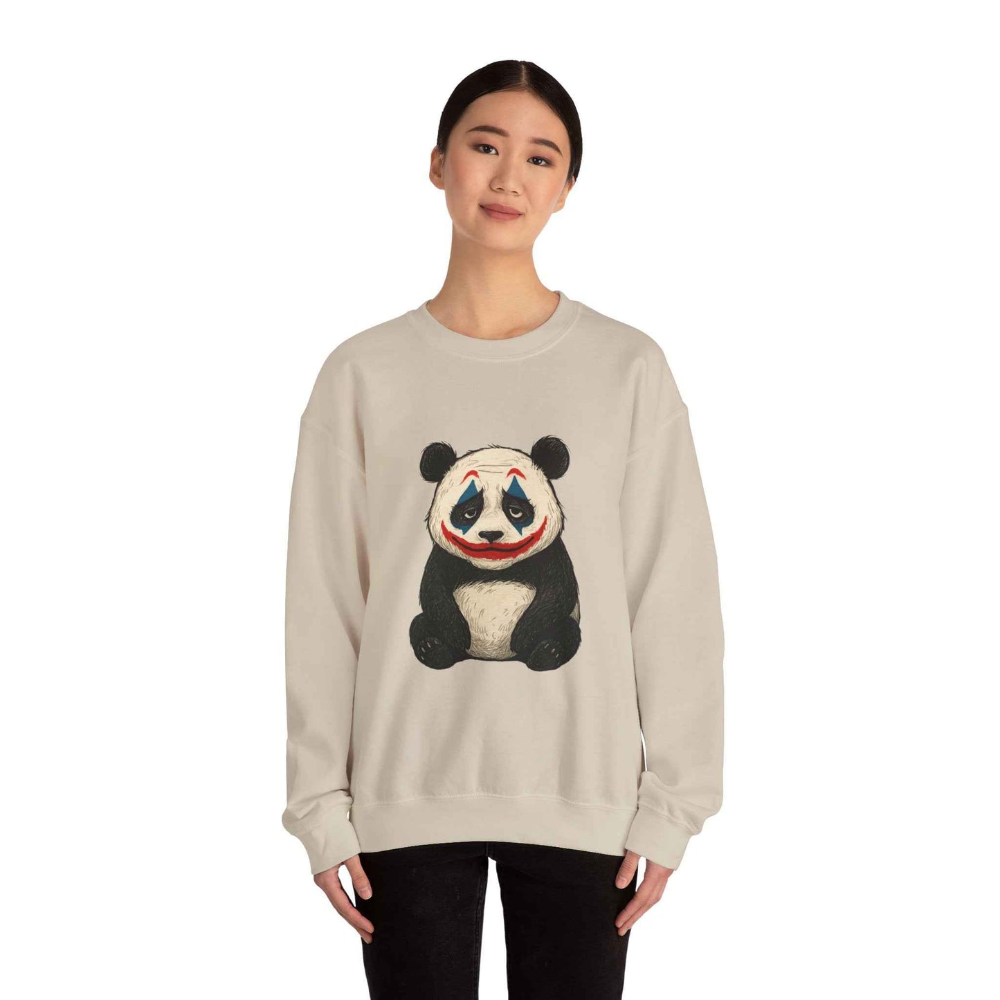 Panda Unisex Hoodie | Cute Panda Illustration Crewneck Sweatshirt for Animal Lovers, Ideal Cozy Gift for Casual Wear, Halloween, or Birthdays - StylePicksBySei
