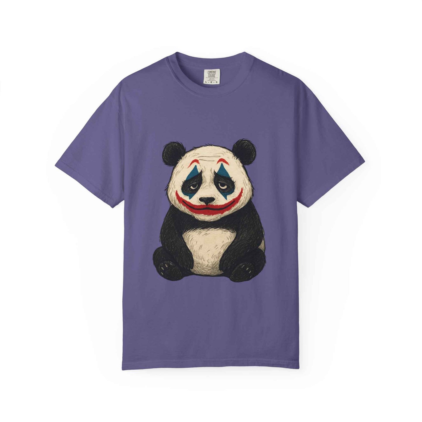 Panda Graphic T-Shirt | Hilarious Panda Joker Tee, Fun Unisex Casual Wear, Unique Gift for Animal Lovers, Halloween Costume Idea - StylePicksBySei