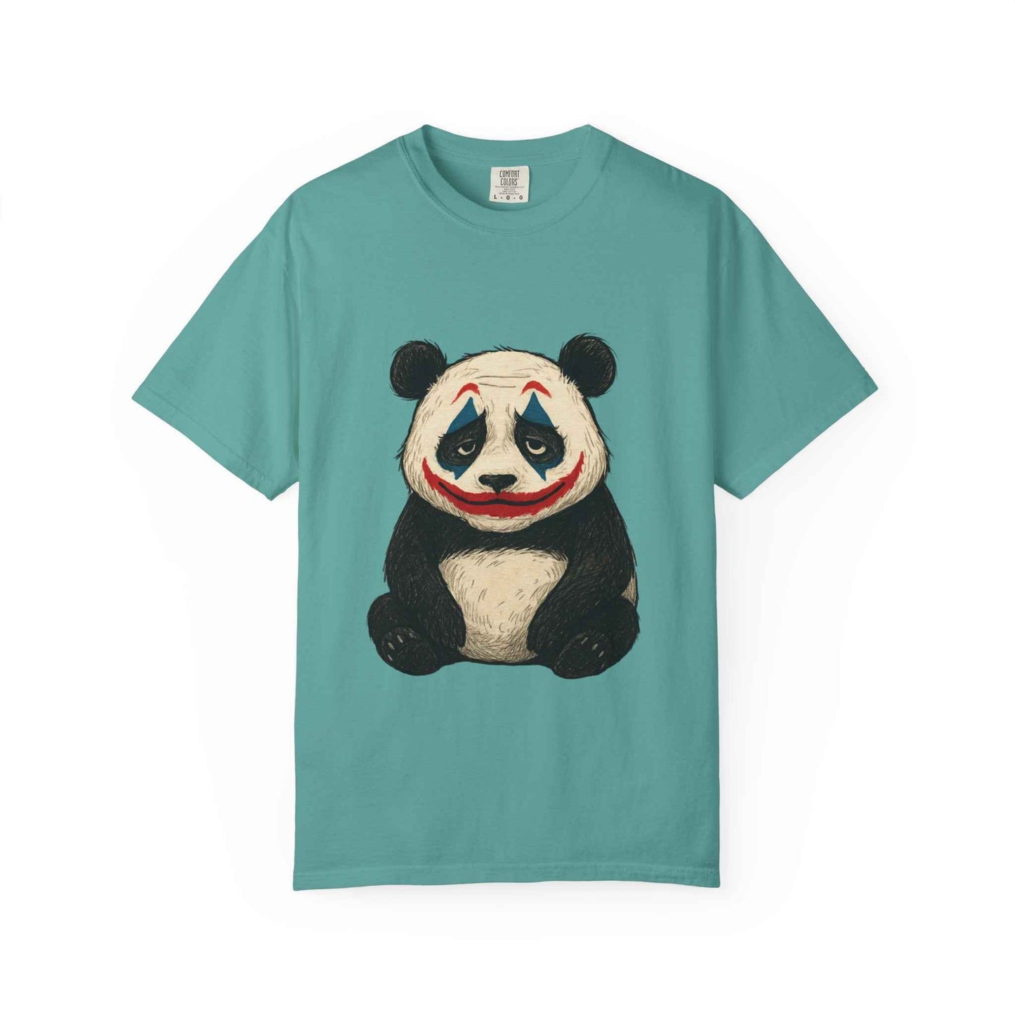 Panda Graphic T-Shirt | Hilarious Panda Joker Tee, Fun Unisex Casual Wear, Unique Gift for Animal Lovers, Halloween Costume Idea - StylePicksBySei
