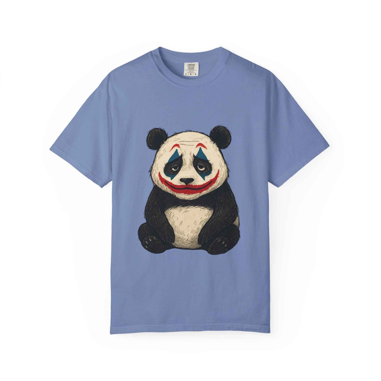 Panda Graphic T-Shirt | Hilarious Panda Joker Tee, Fun Unisex Casual Wear, Unique Gift for Animal Lovers, Halloween Costume Idea - StylePicksBySei