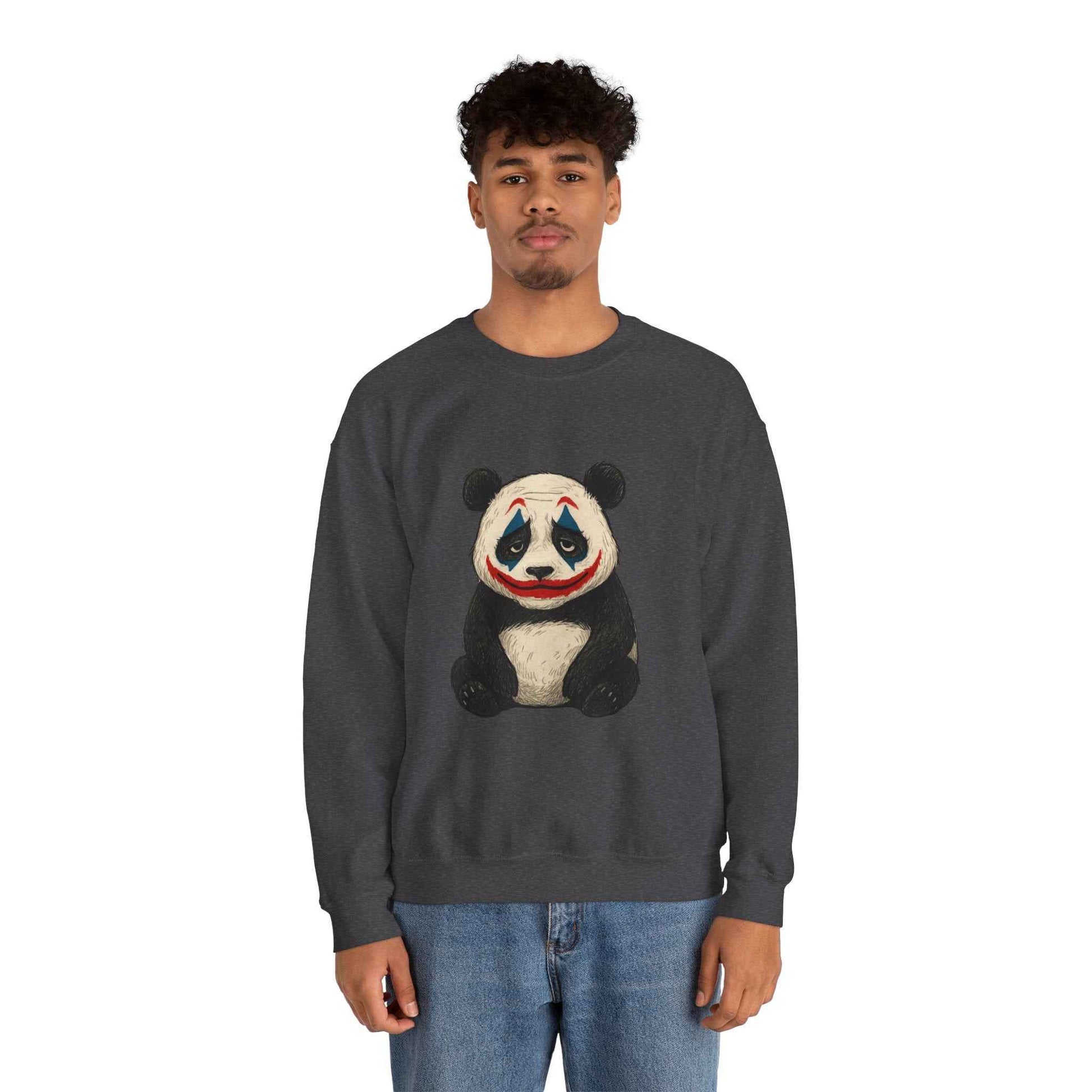 Panda Unisex Hoodie | Cute Panda Illustration Crewneck Sweatshirt for Animal Lovers, Ideal Cozy Gift for Casual Wear, Halloween, or Birthdays - StylePicksBySei