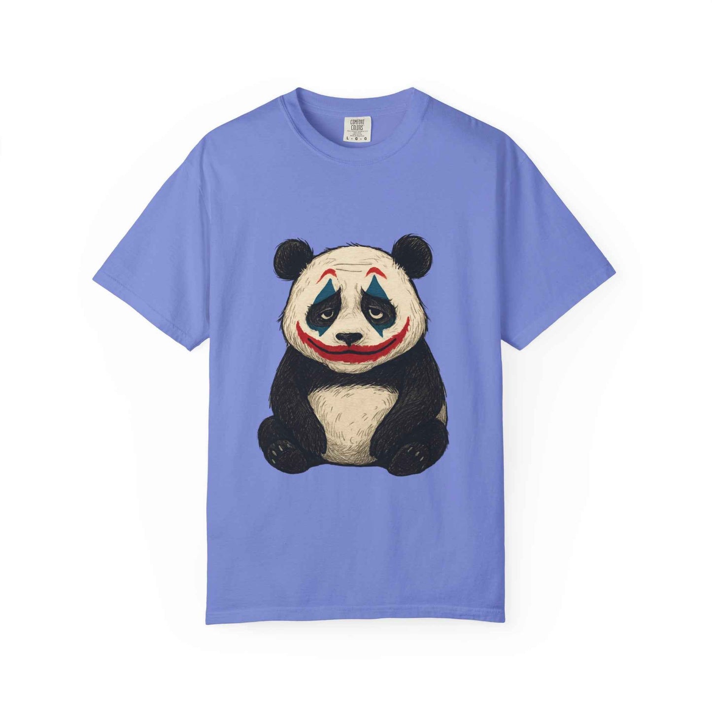Panda Graphic T-Shirt | Hilarious Panda Joker Tee, Fun Unisex Casual Wear, Unique Gift for Animal Lovers, Halloween Costume Idea - StylePicksBySei