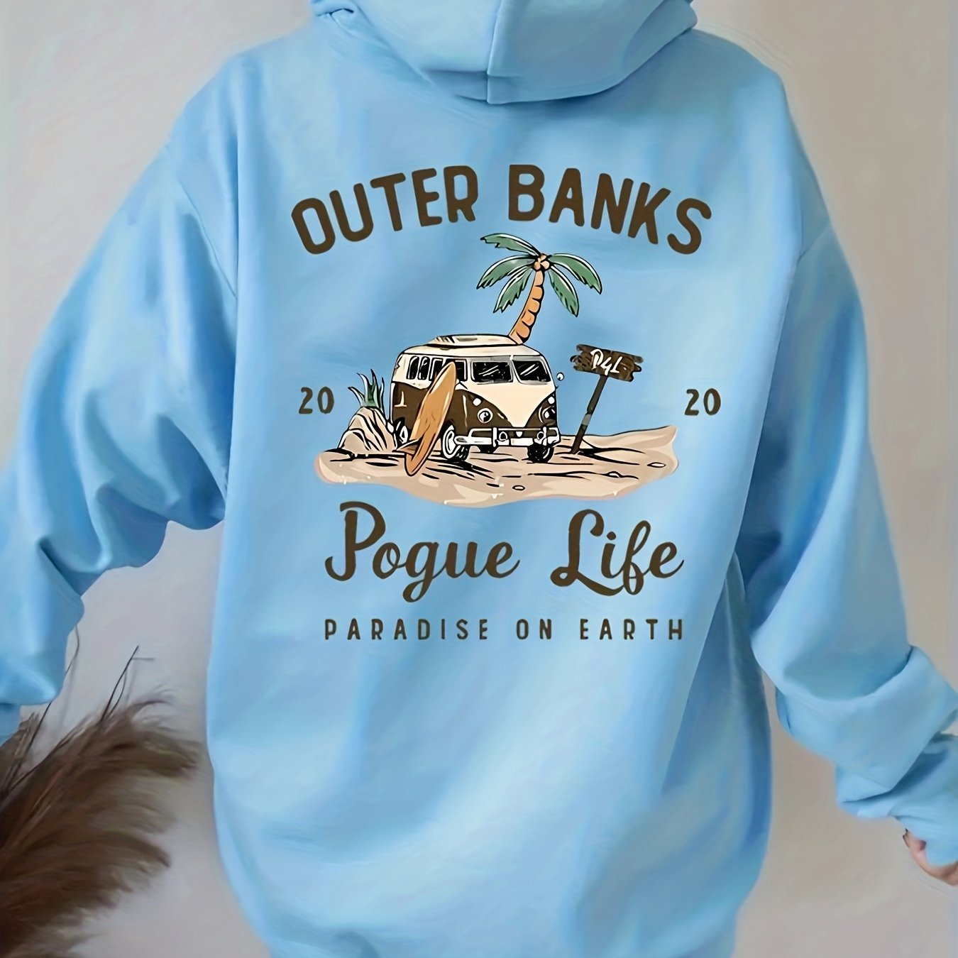 Pogue Life Graphic Hoodie for Women - Cozy Pocket Sweatshirt with Drawstring