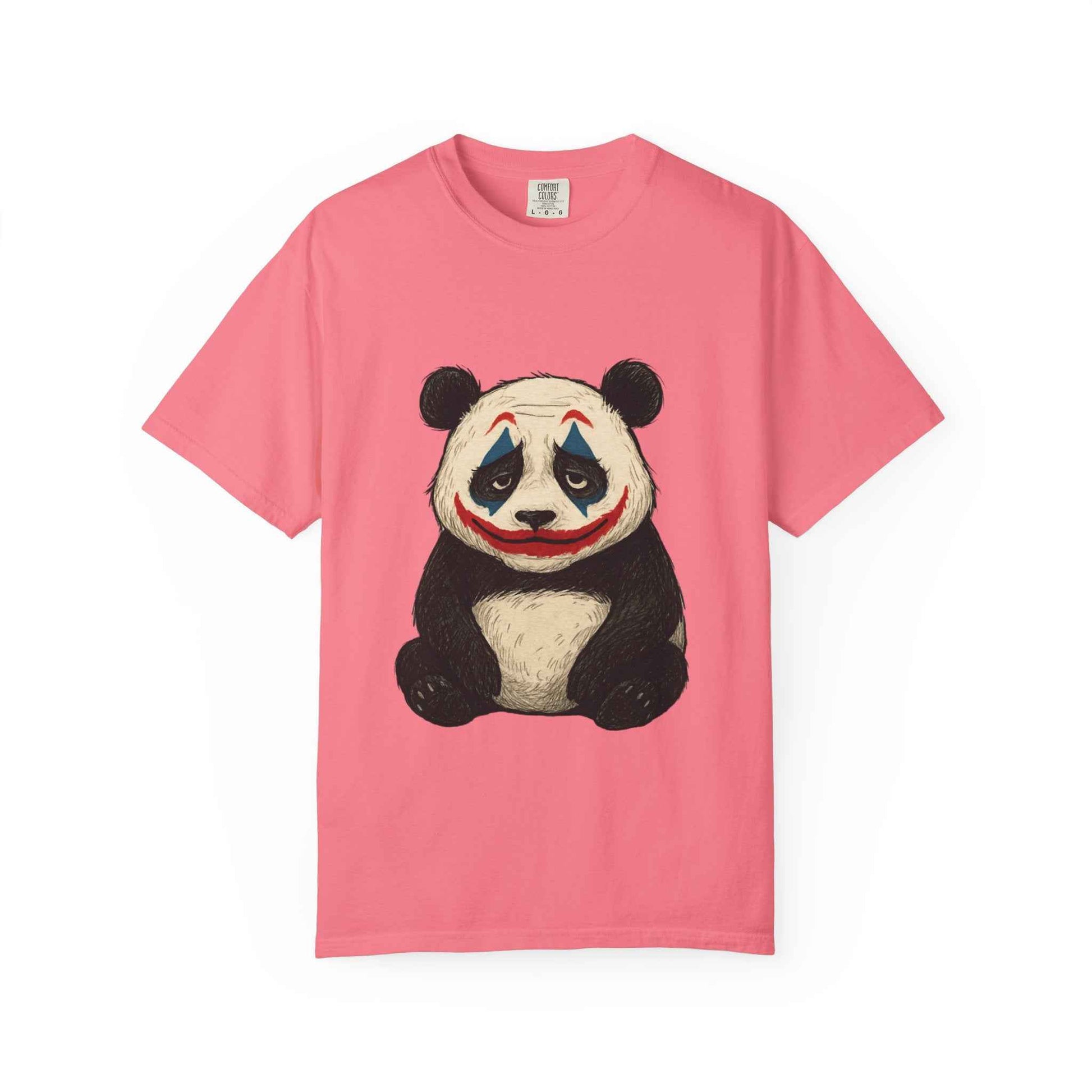 Panda Graphic T-Shirt | Hilarious Panda Joker Tee, Fun Unisex Casual Wear, Unique Gift for Animal Lovers, Halloween Costume Idea - StylePicksBySei