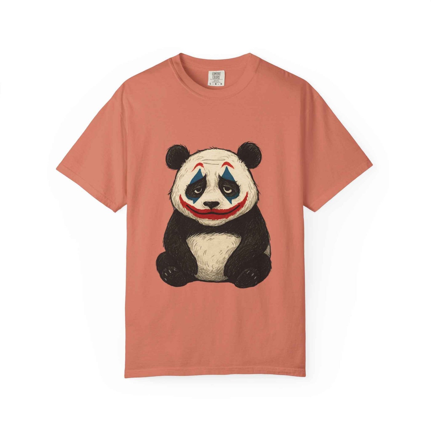 Panda Graphic T-Shirt | Hilarious Panda Joker Tee, Fun Unisex Casual Wear, Unique Gift for Animal Lovers, Halloween Costume Idea - StylePicksBySei