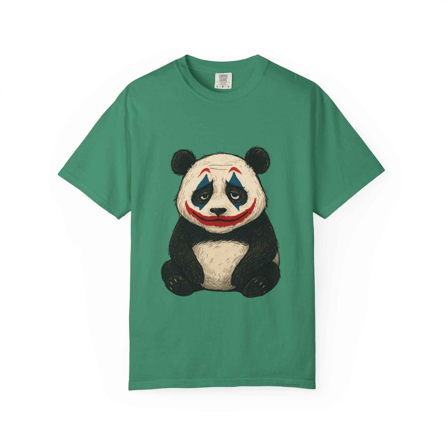 Panda Graphic T-Shirt | Hilarious Panda Joker Tee, Fun Unisex Casual Wear, Unique Gift for Animal Lovers, Halloween Costume Idea - StylePicksBySei