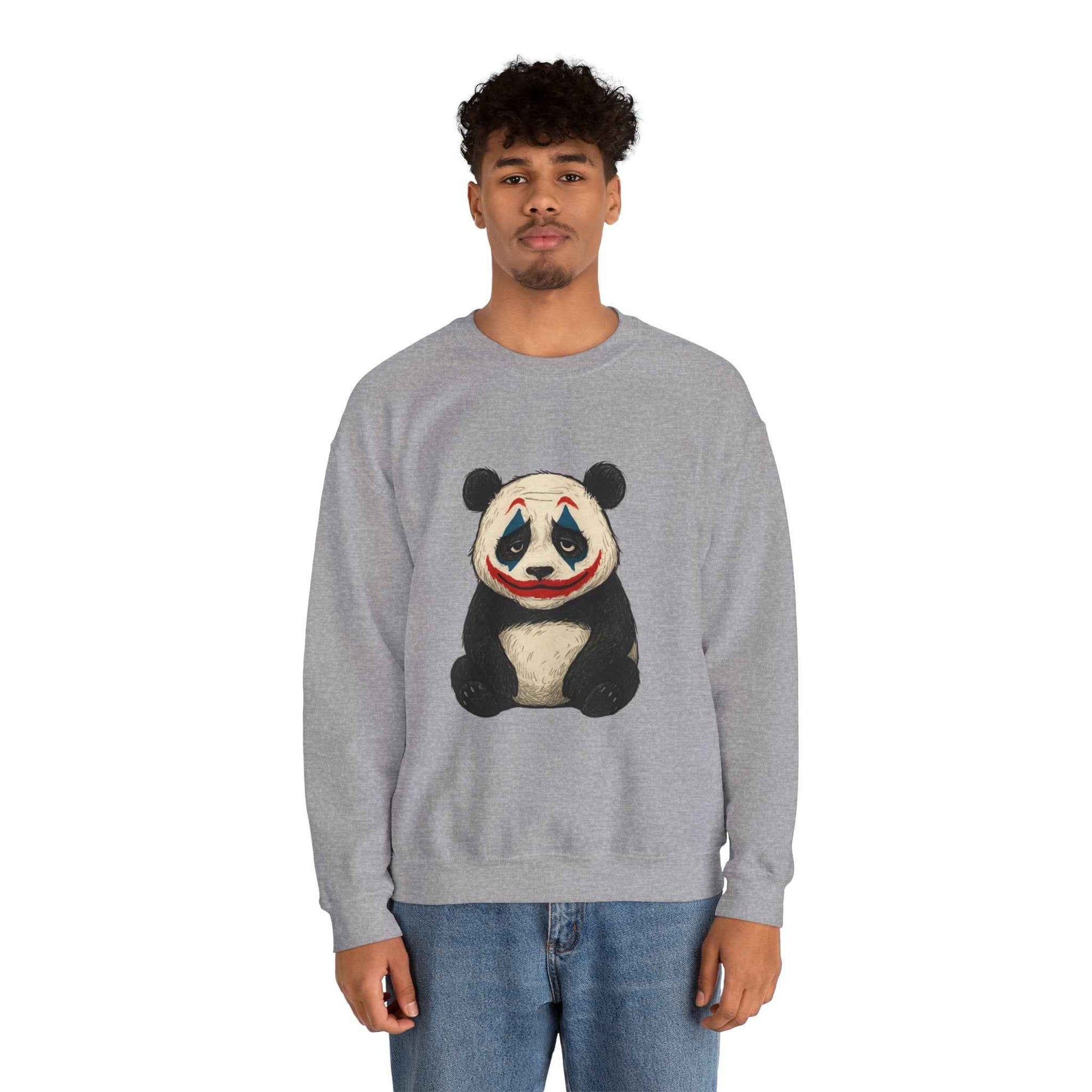 Panda Unisex Hoodie | Cute Panda Illustration Crewneck Sweatshirt for Animal Lovers, Ideal Cozy Gift for Casual Wear, Halloween, or Birthdays - StylePicksBySei