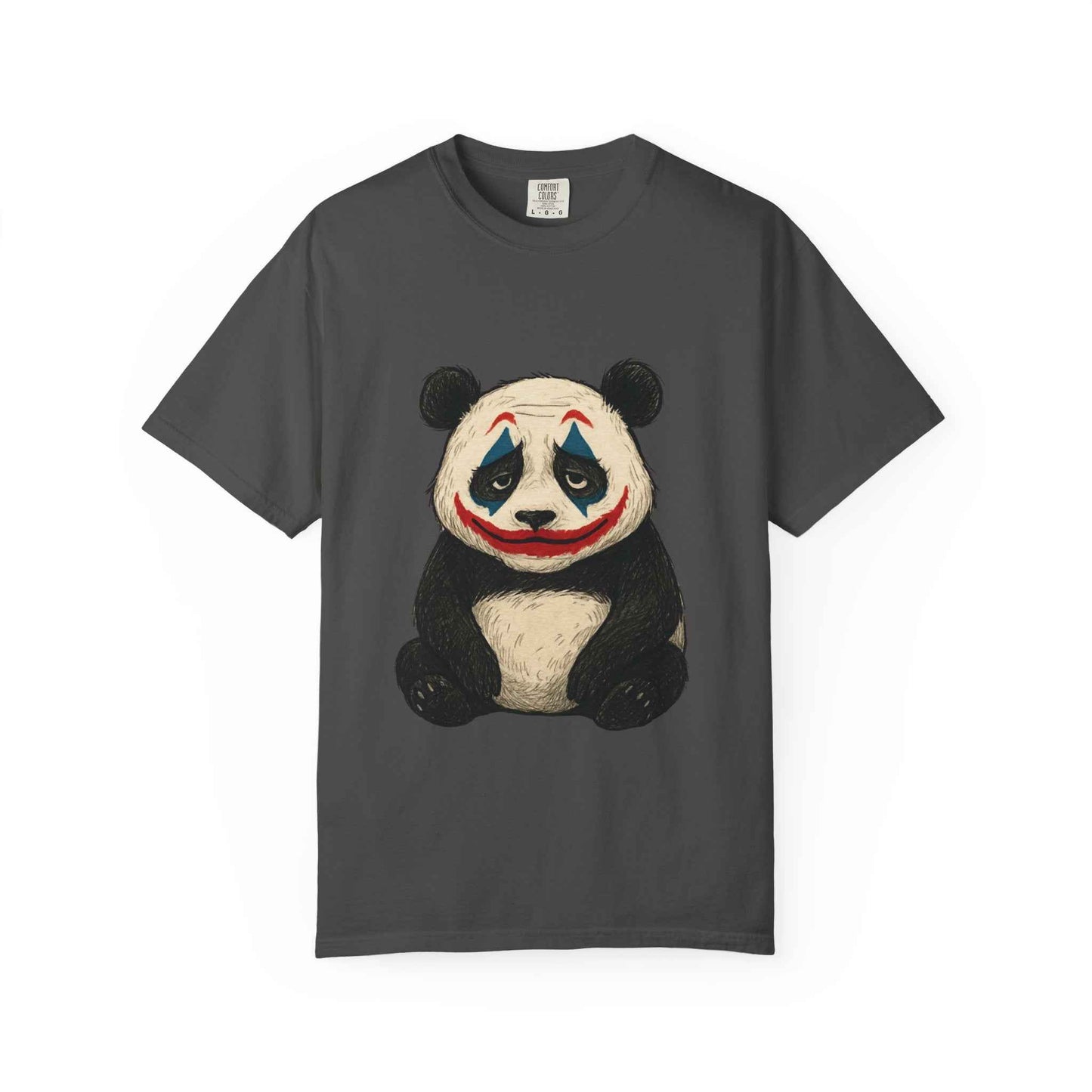Panda Graphic T-Shirt | Hilarious Panda Joker Tee, Fun Unisex Casual Wear, Unique Gift for Animal Lovers, Halloween Costume Idea - StylePicksBySei
