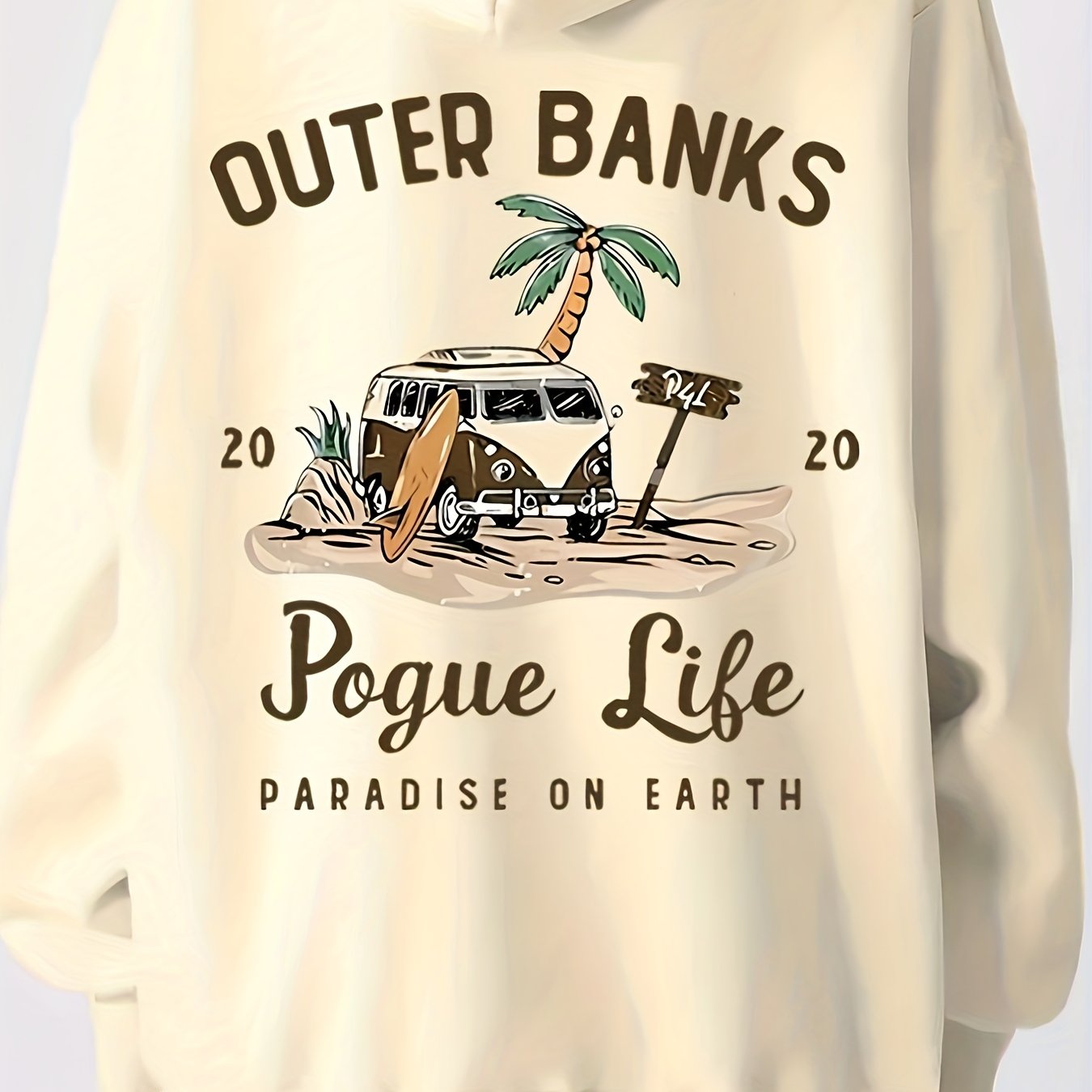 Pogue Life Graphic Hoodie for Women - Cozy Pocket Sweatshirt with Drawstring