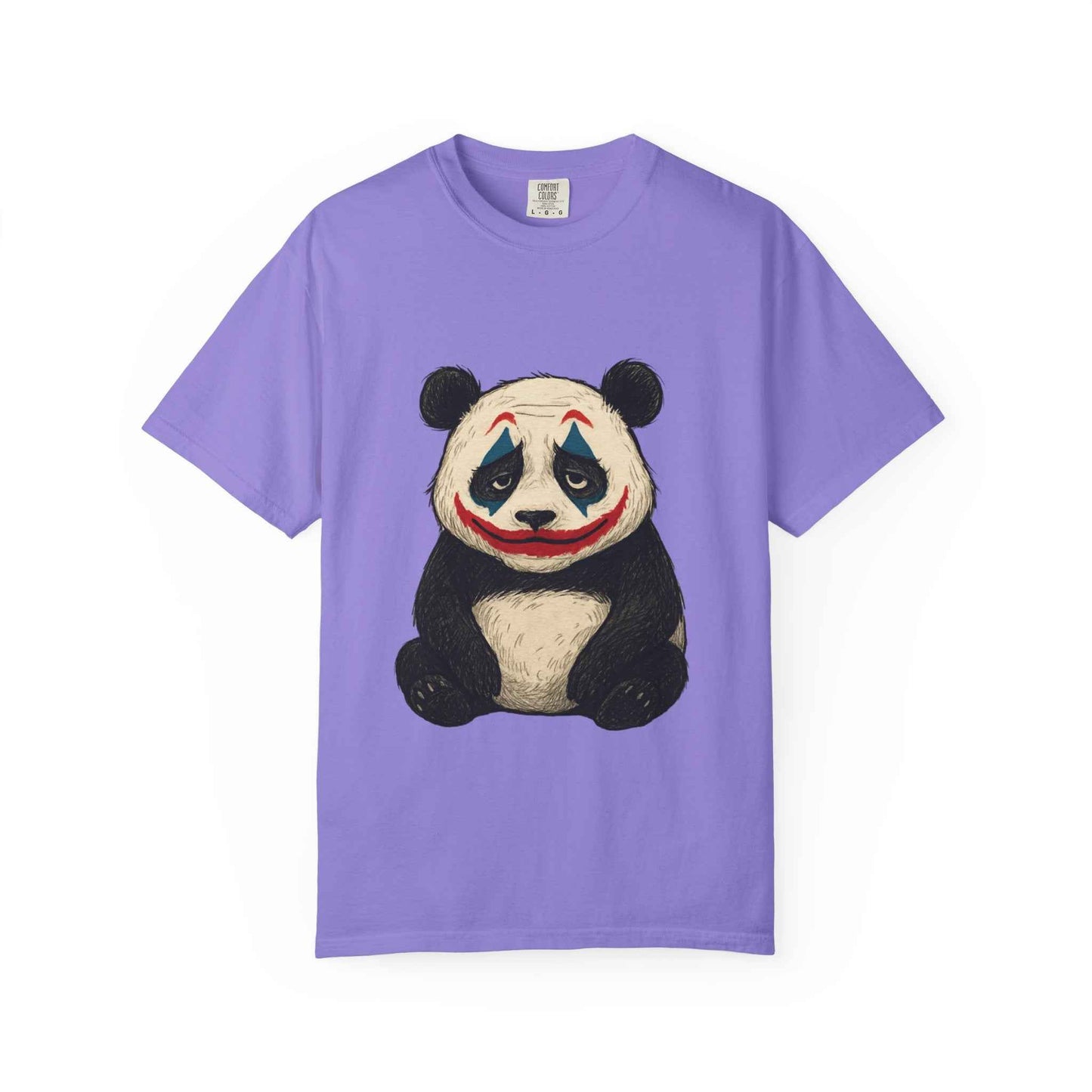Panda Graphic T-Shirt | Hilarious Panda Joker Tee, Fun Unisex Casual Wear, Unique Gift for Animal Lovers, Halloween Costume Idea - StylePicksBySei