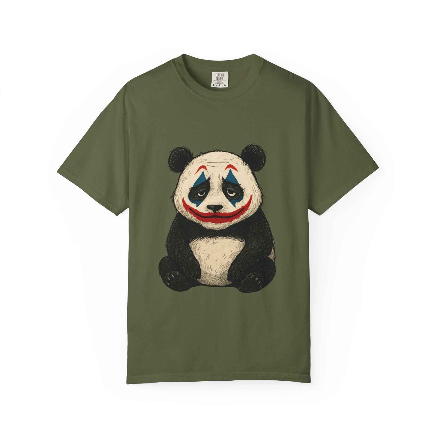 Panda Graphic T-Shirt | Hilarious Panda Joker Tee, Fun Unisex Casual Wear, Unique Gift for Animal Lovers, Halloween Costume Idea - StylePicksBySei