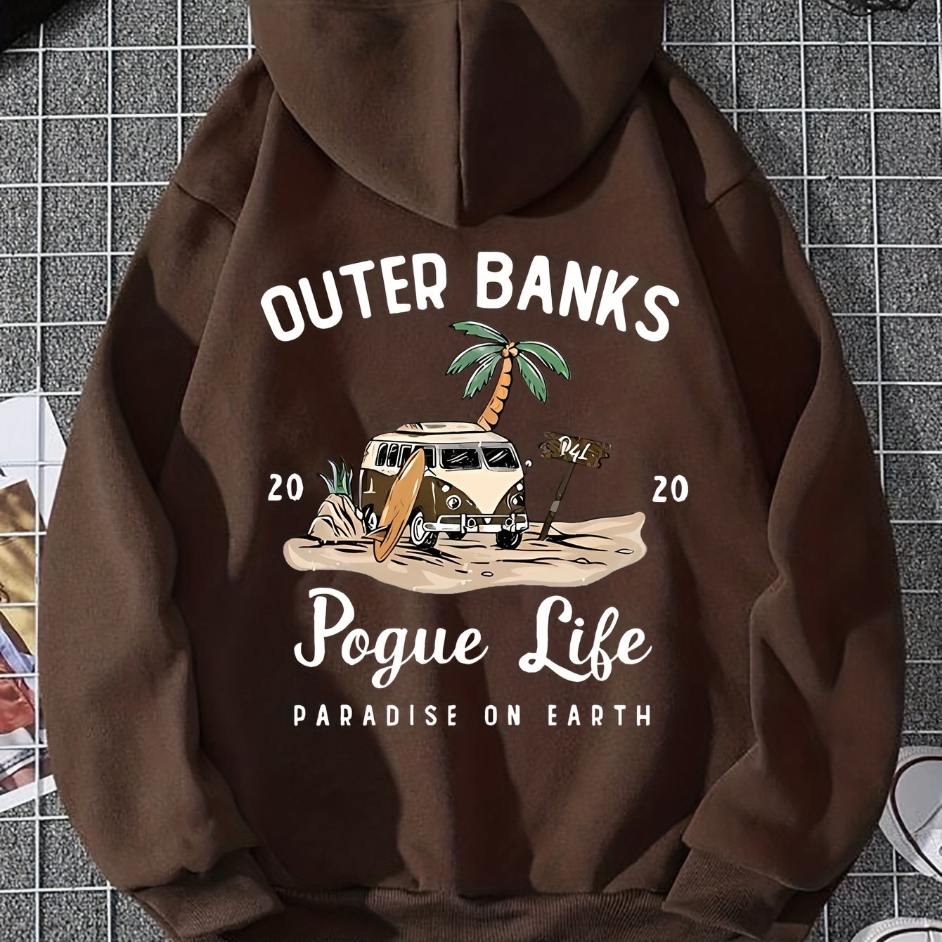 Pogue Life Graphic Hoodie for Women - Cozy Pocket Sweatshirt with Drawstring
