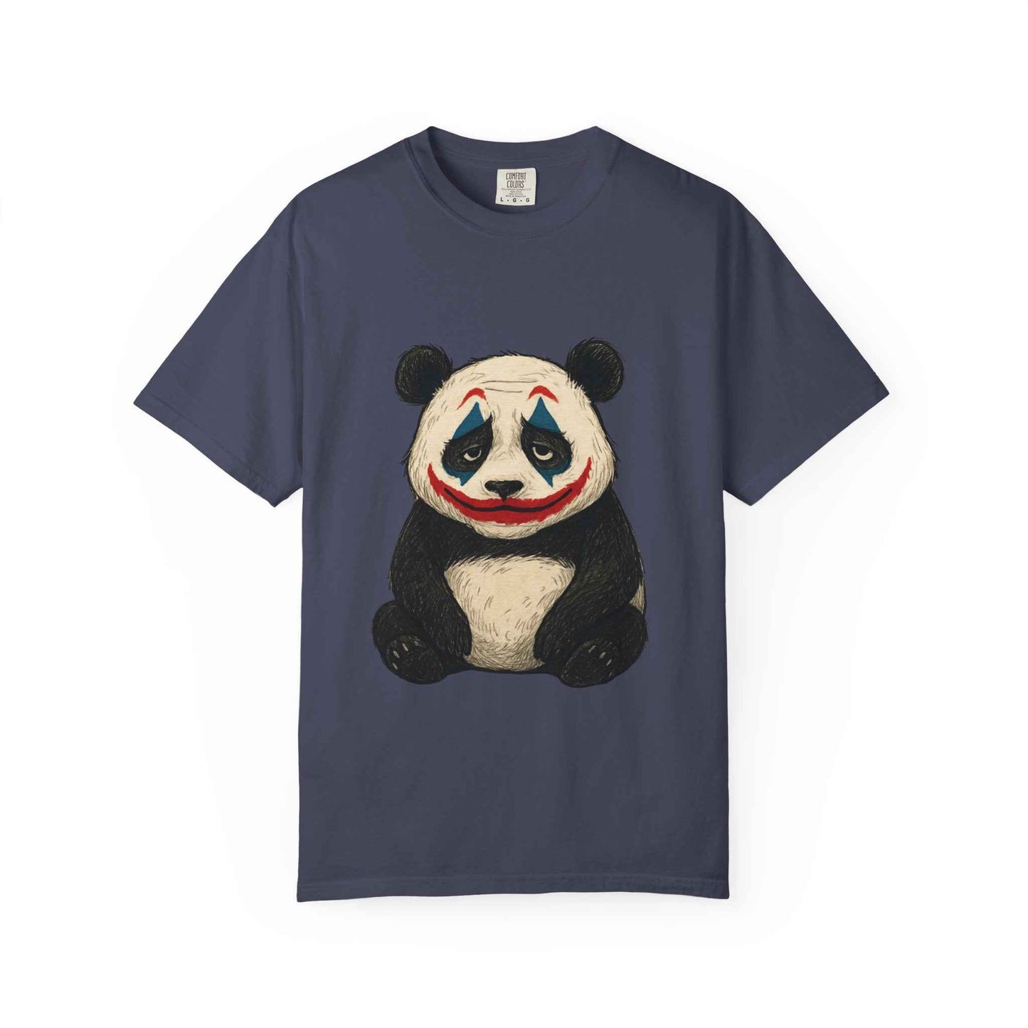 Panda Graphic T-Shirt | Hilarious Panda Joker Tee, Fun Unisex Casual Wear, Unique Gift for Animal Lovers, Halloween Costume Idea - StylePicksBySei