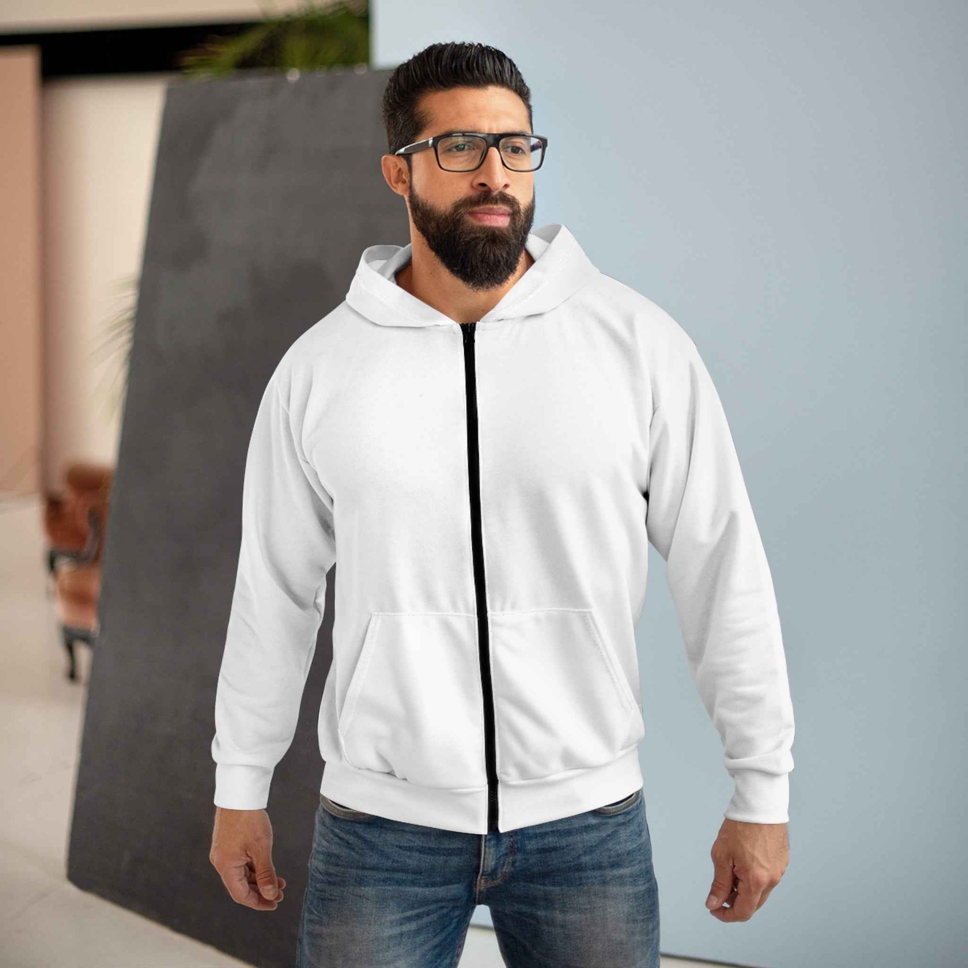 Unisex Hoodie | Colorful Unisex Hoodie - Hilarious Zip Hoodie with Vibrant All-Over Print for Casual Comfort - Perfect Gift for Christmas & Birthdays - StylePicksBySei