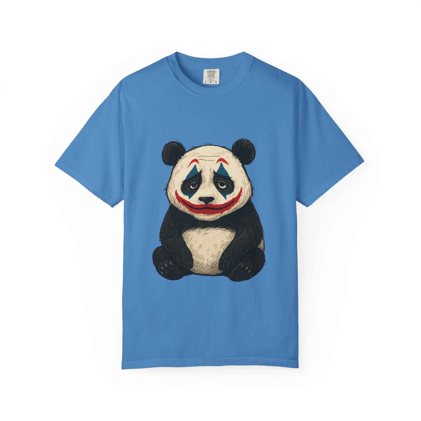 Panda Graphic T-Shirt | Hilarious Panda Joker Tee, Fun Unisex Casual Wear, Unique Gift for Animal Lovers, Halloween Costume Idea - StylePicksBySei
