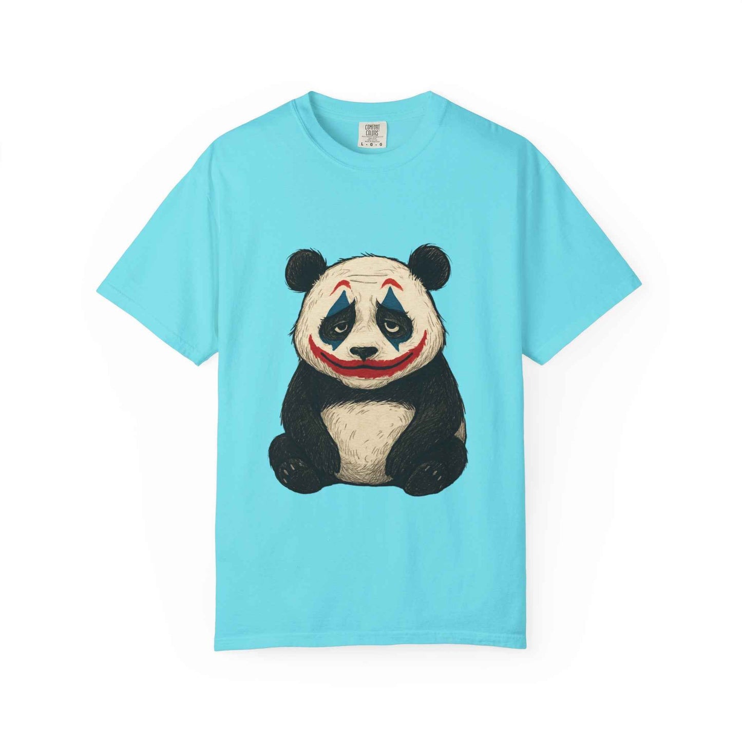 Panda Graphic T-Shirt | Hilarious Panda Joker Tee, Fun Unisex Casual Wear, Unique Gift for Animal Lovers, Halloween Costume Idea - StylePicksBySei