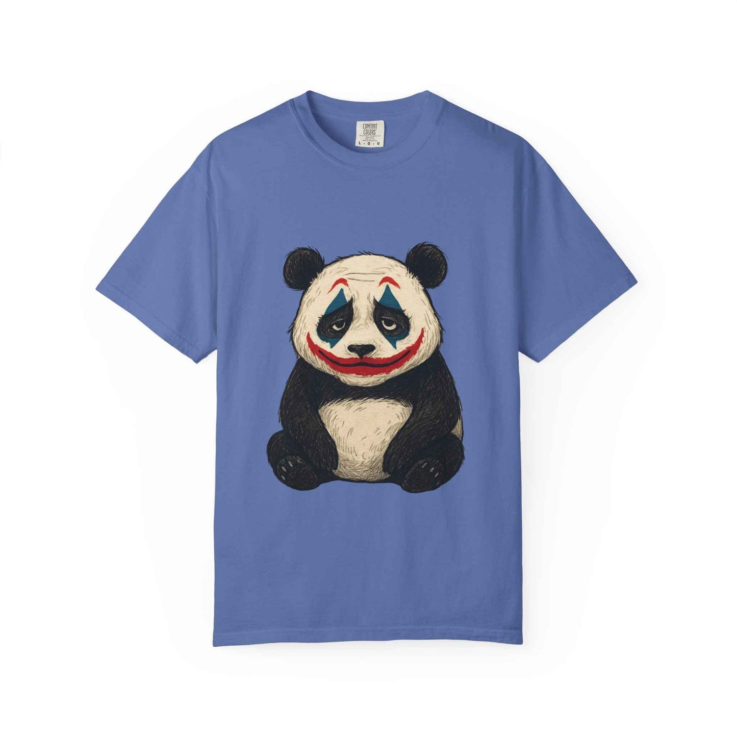 Panda Graphic T-Shirt | Hilarious Panda Joker Tee, Fun Unisex Casual Wear, Unique Gift for Animal Lovers, Halloween Costume Idea - StylePicksBySei
