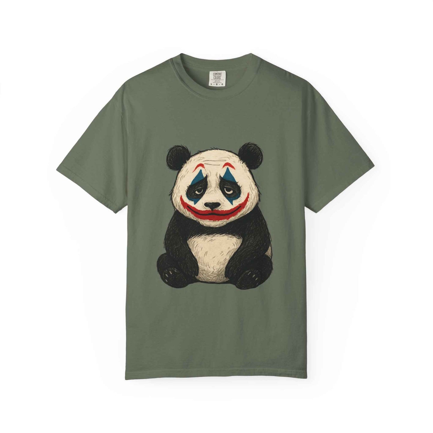 Panda Graphic T-Shirt | Hilarious Panda Joker Tee, Fun Unisex Casual Wear, Unique Gift for Animal Lovers, Halloween Costume Idea - StylePicksBySei