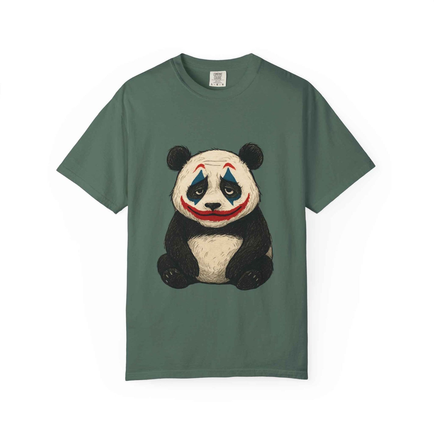 Panda Graphic T-Shirt | Hilarious Panda Joker Tee, Fun Unisex Casual Wear, Unique Gift for Animal Lovers, Halloween Costume Idea - StylePicksBySei