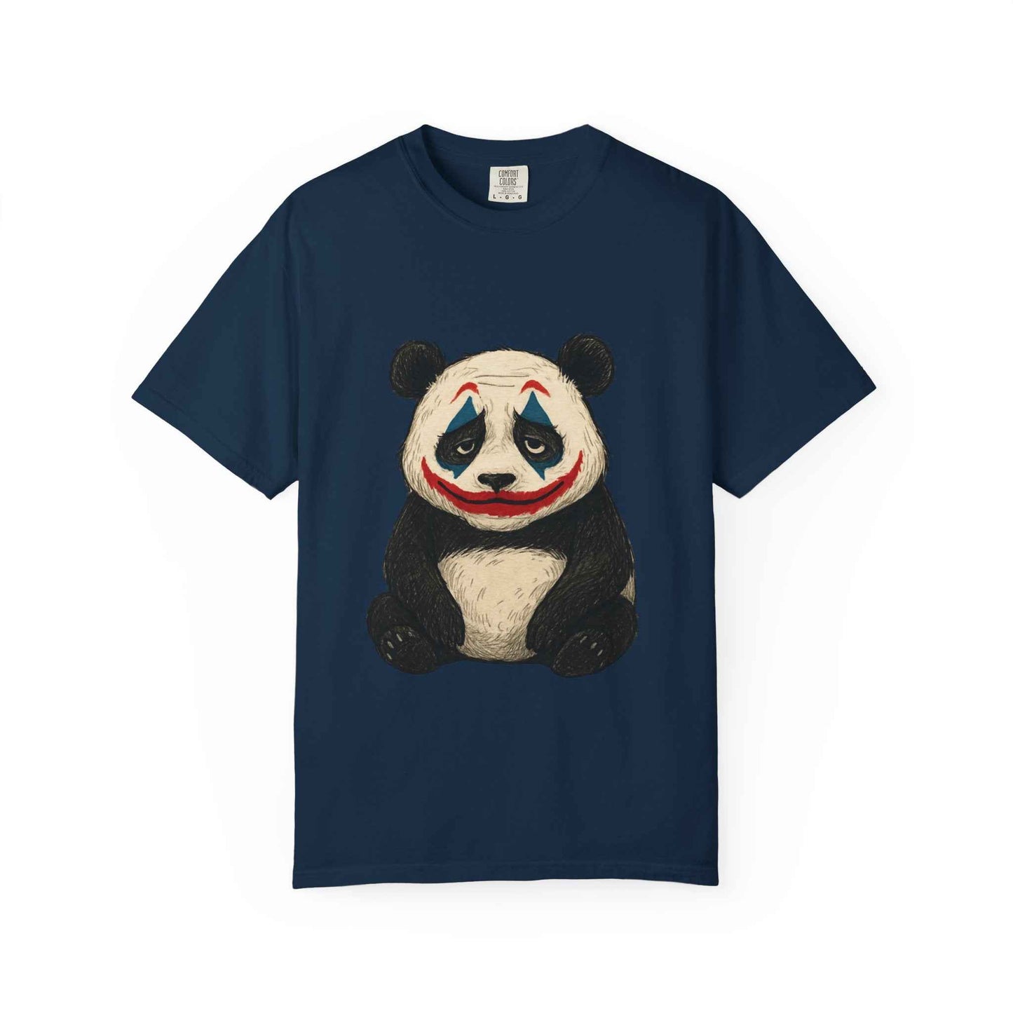 Panda Graphic T-Shirt | Hilarious Panda Joker Tee, Fun Unisex Casual Wear, Unique Gift for Animal Lovers, Halloween Costume Idea - StylePicksBySei