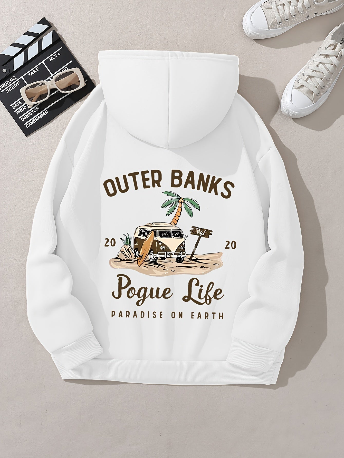 Pogue Life Graphic Hoodie for Women - Cozy Pocket Sweatshirt with Drawstring