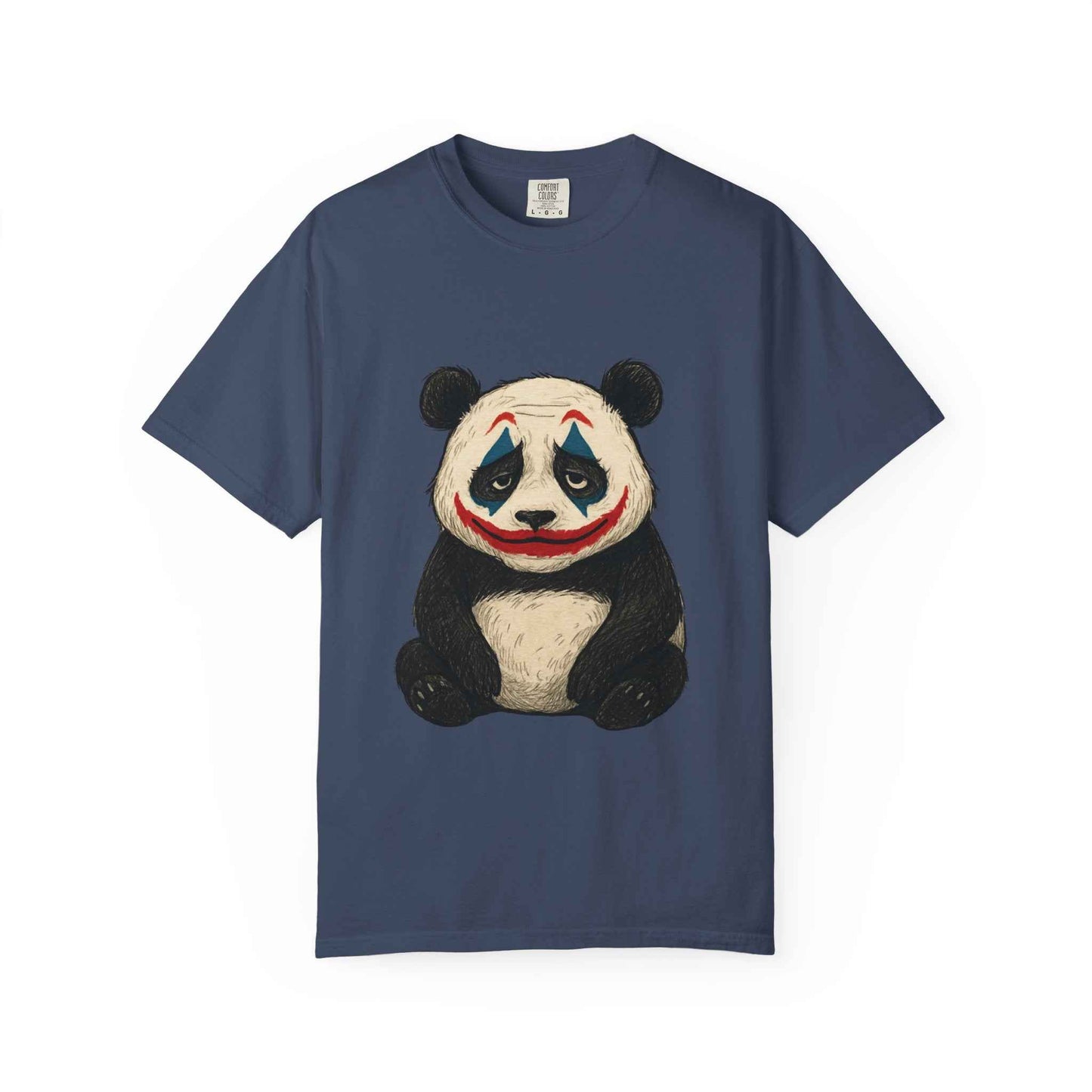 Panda Graphic T-Shirt | Hilarious Panda Joker Tee, Fun Unisex Casual Wear, Unique Gift for Animal Lovers, Halloween Costume Idea - StylePicksBySei