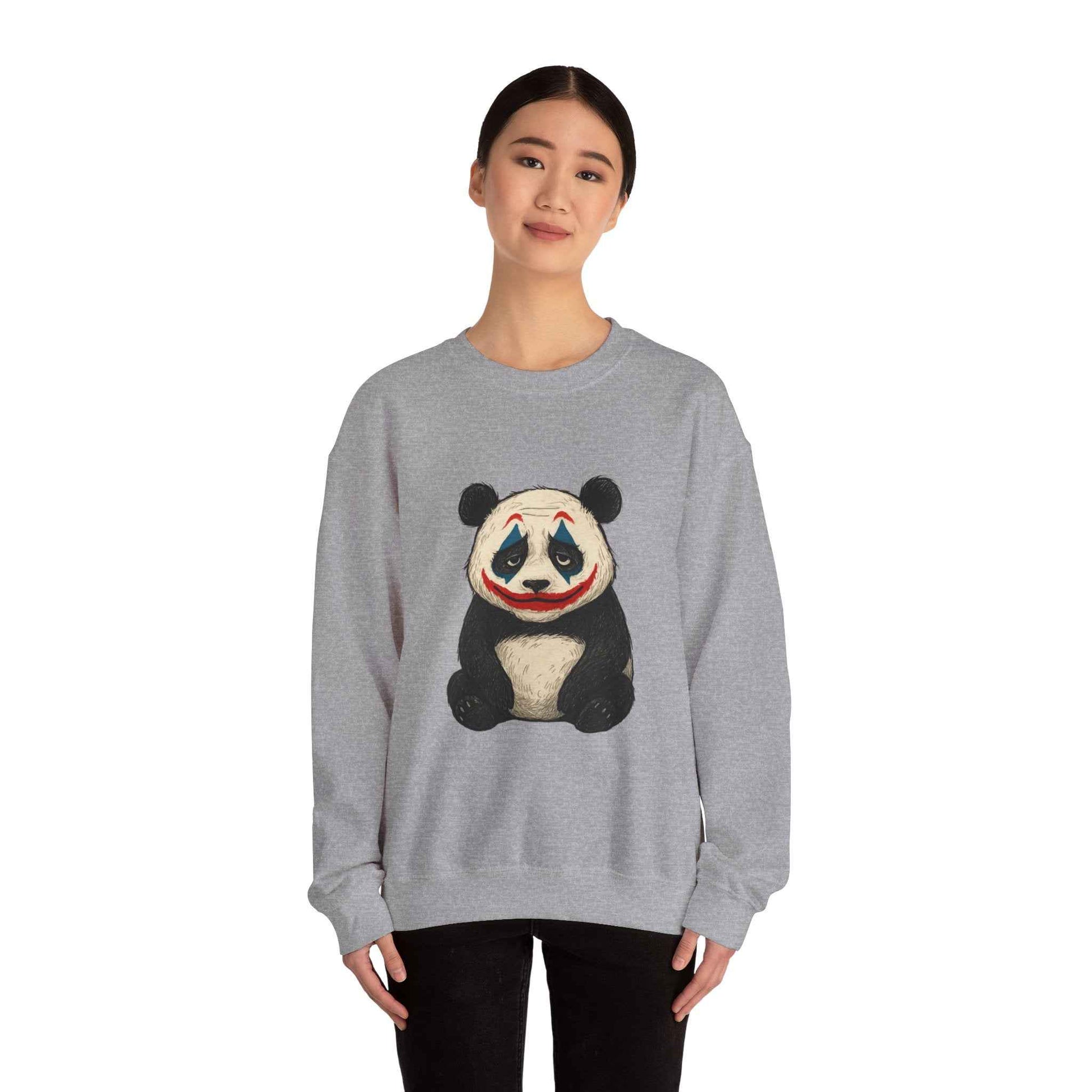 Panda Unisex Hoodie | Cute Panda Illustration Crewneck Sweatshirt for Animal Lovers, Ideal Cozy Gift for Casual Wear, Halloween, or Birthdays - StylePicksBySei